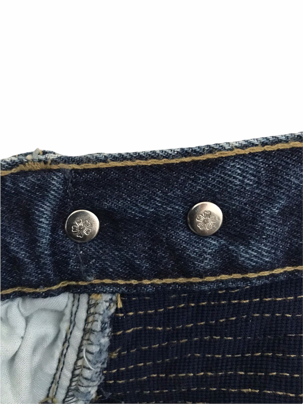 Other Japanese Brand OTO Motorcycle Riding Acid Wash Denim Jeans Size US 30 / EU 46 - 15 Thumbnail