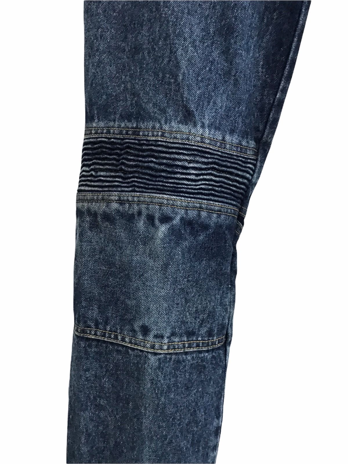 Other Japanese Brand OTO Motorcycle Riding Acid Wash Denim Jeans Size US 30 / EU 46 - 3 Thumbnail