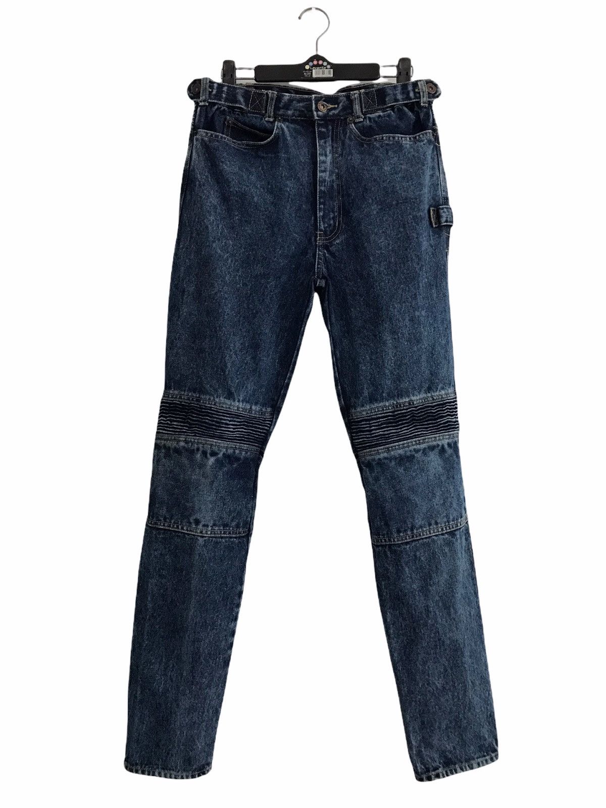 Other Japanese Brand OTO Motorcycle Riding Acid Wash Denim Jeans Size US 30 / EU 46 - 1 Thumbnail