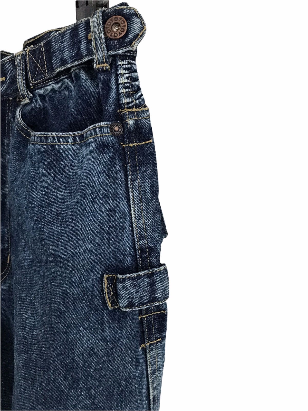 Other Japanese Brand OTO Motorcycle Riding Acid Wash Denim Jeans Size US 30 / EU 46 - 8 Thumbnail