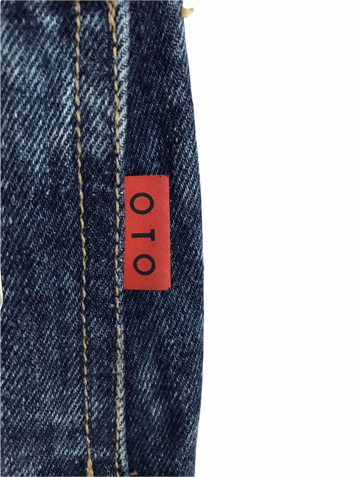 Other Japanese Brand OTO Motorcycle Riding Acid Wash Denim Jeans Size US 30 / EU 46 - 12 Thumbnail