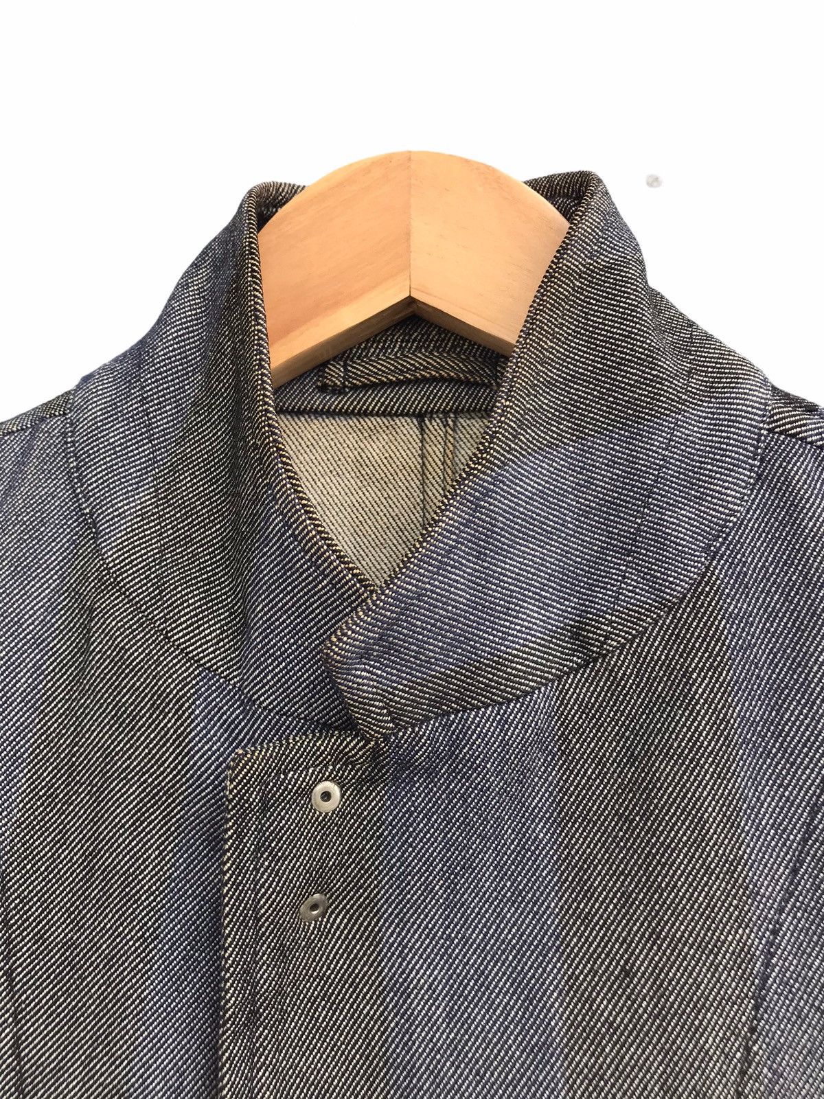 R.Newbold R. Newbold By Paul Smith Rusted Stripes Denim Jacket Size US M / EU 48-50 / 2 - 4 Thumbnail