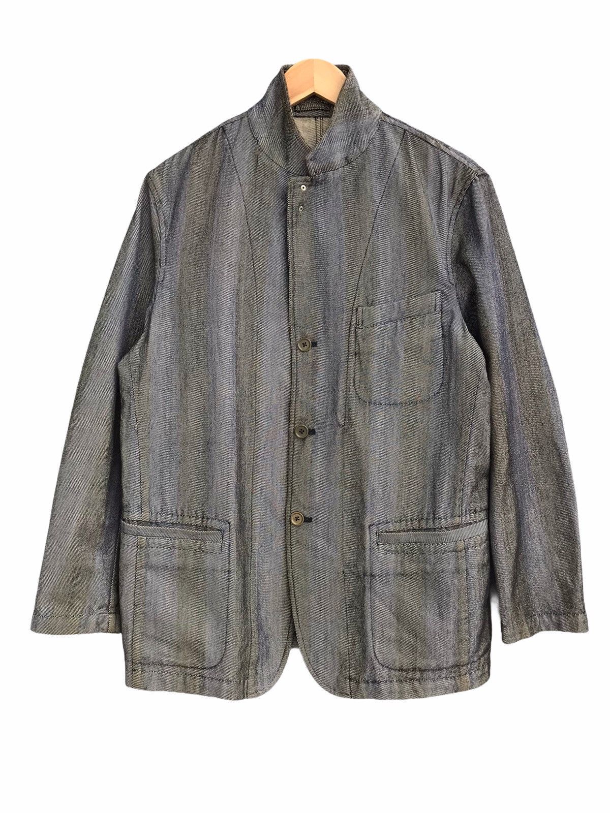 R.Newbold R. Newbold By Paul Smith Rusted Stripes Denim Jacket Size US M / EU 48-50 / 2 - 1 Thumbnail