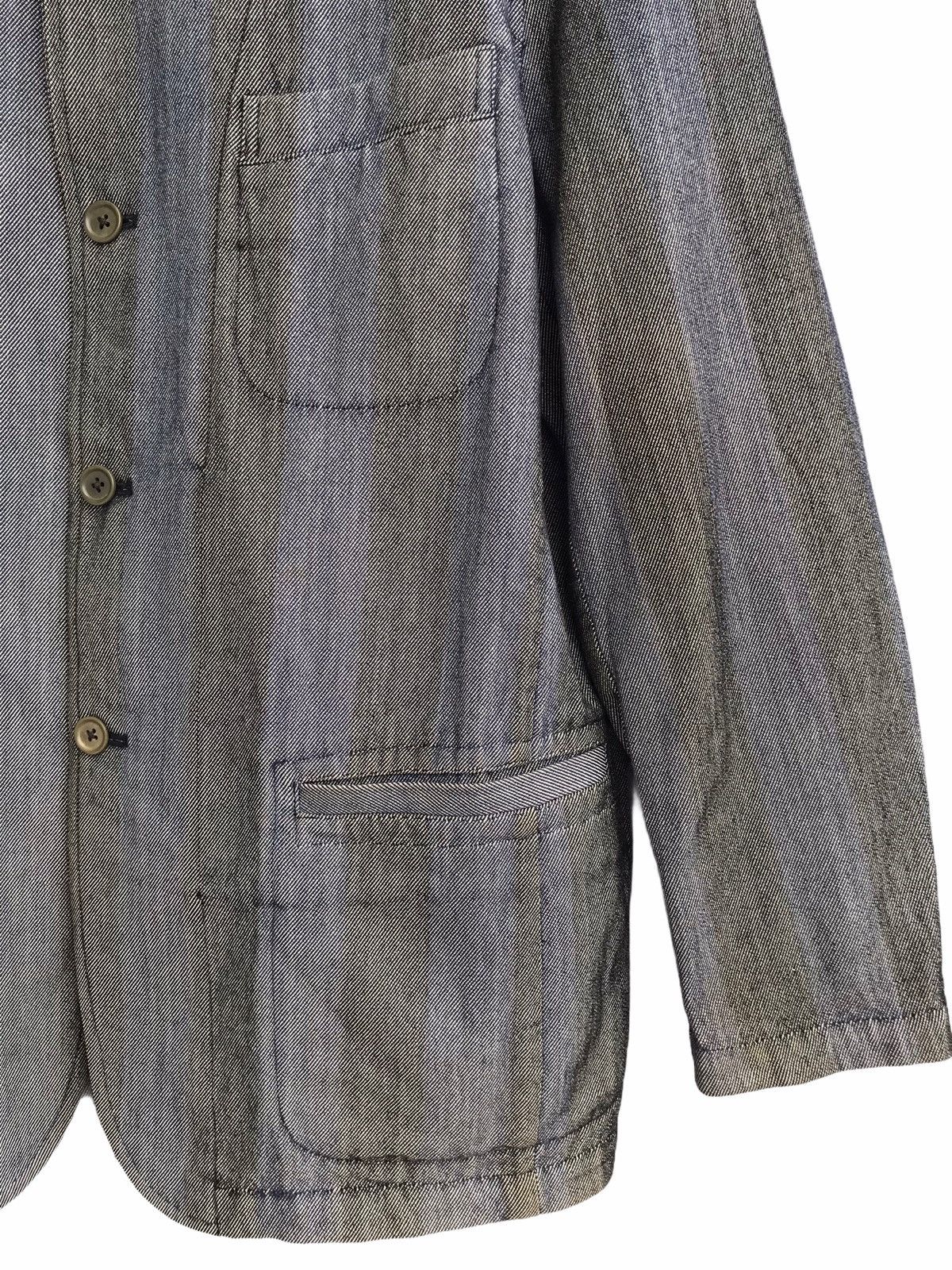 R.Newbold R. Newbold By Paul Smith Rusted Stripes Denim Jacket Size US M / EU 48-50 / 2 - 2 Thumbnail