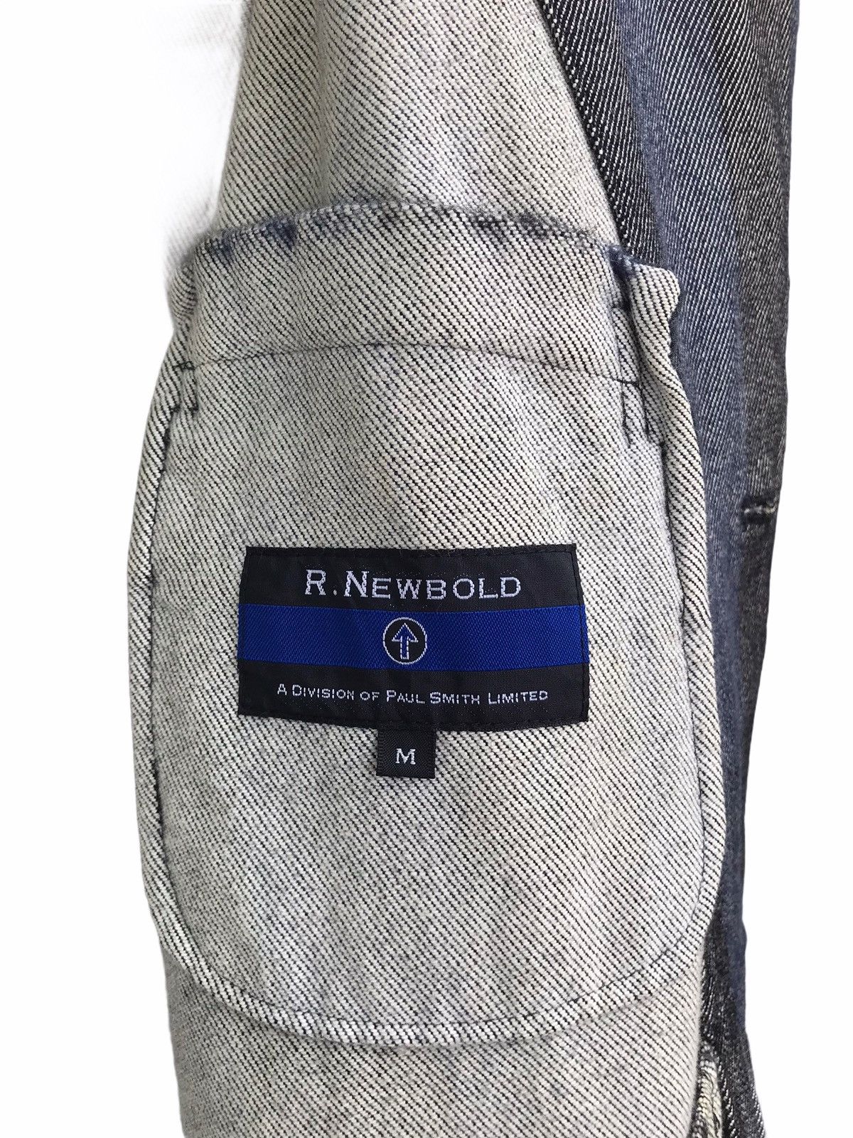 R.Newbold R. Newbold By Paul Smith Rusted Stripes Denim Jacket Size US M / EU 48-50 / 2 - 9 Thumbnail