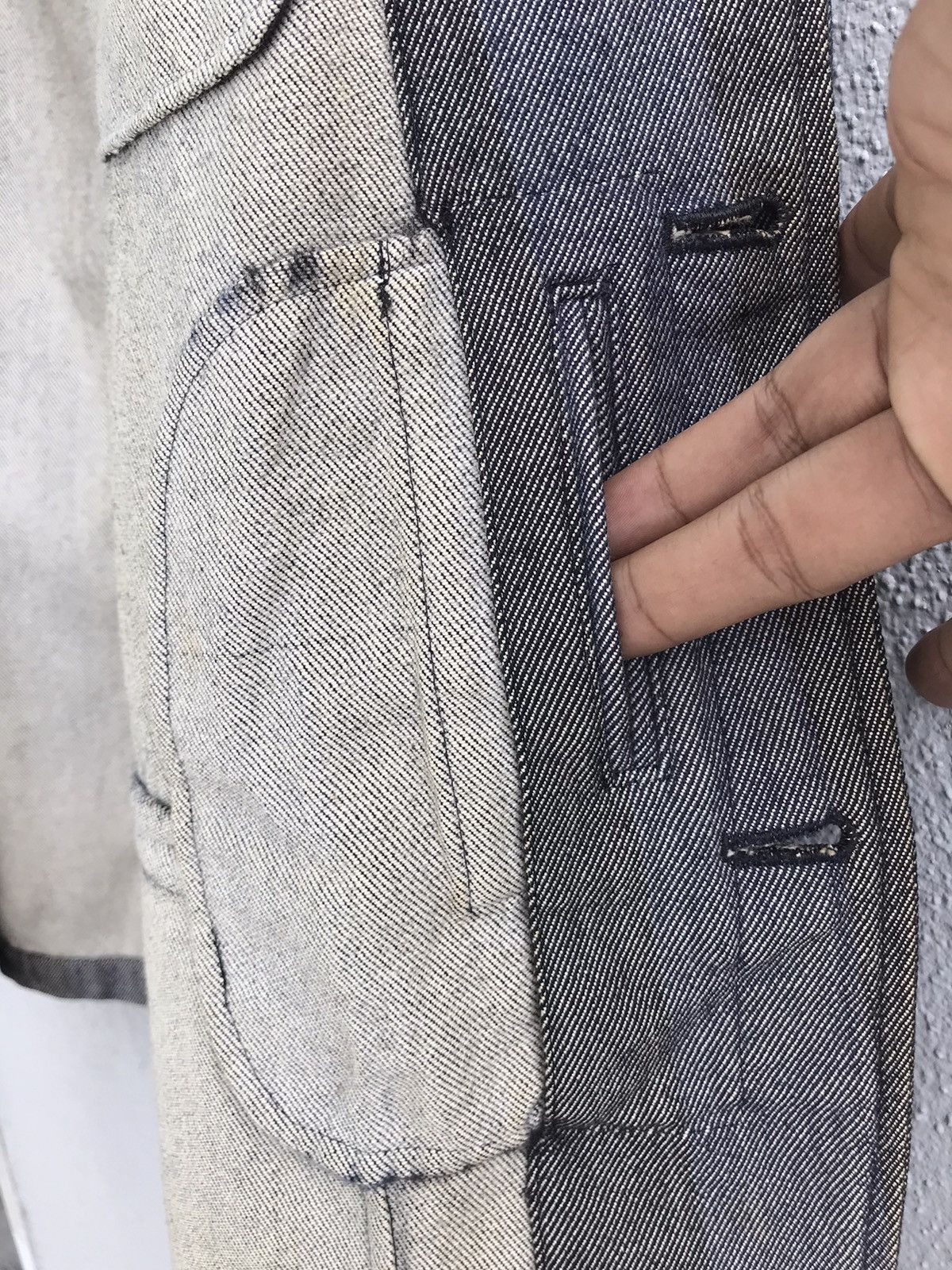 R.Newbold R. Newbold By Paul Smith Rusted Stripes Denim Jacket Size US M / EU 48-50 / 2 - 11 Thumbnail
