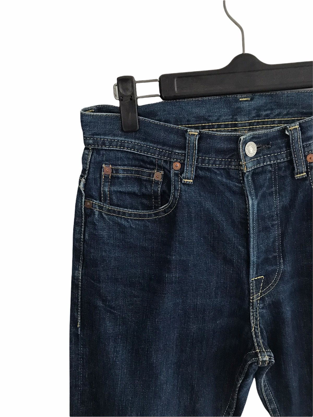BEAUTY&YOUTH Tabloid News X United Arrows Blue Denim Jeans Made In Japan Size US 30 / EU 46 - 5 Thumbnail