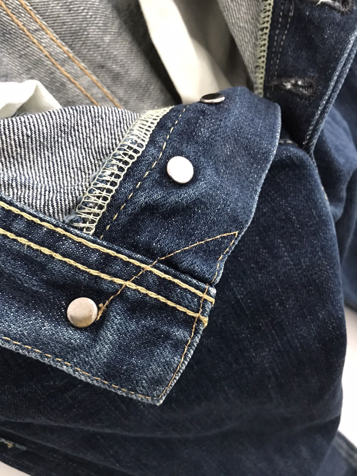 BEAUTY&YOUTH Tabloid News X United Arrows Blue Denim Jeans Made In Japan Size US 30 / EU 46 - 17 Thumbnail