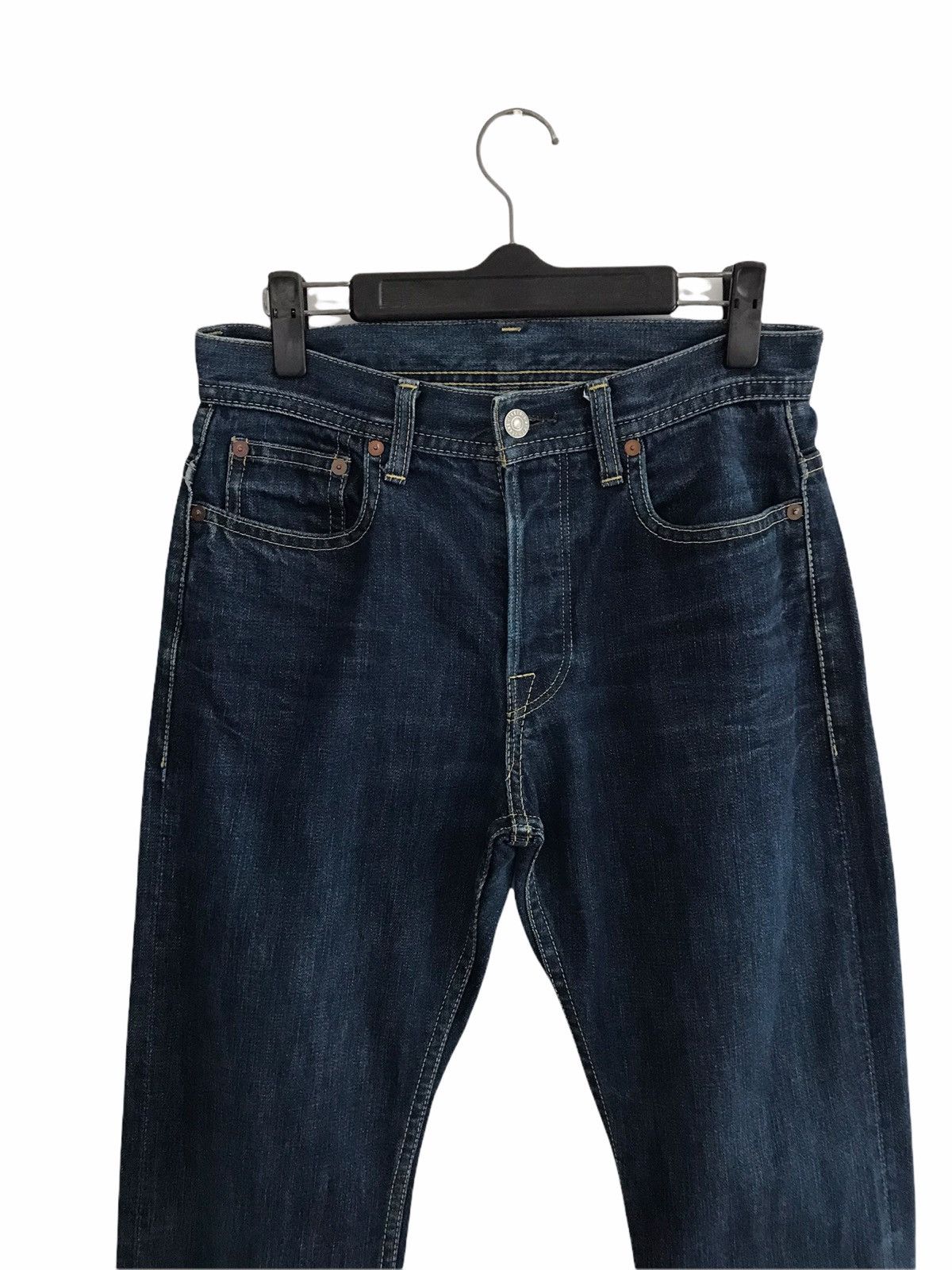 BEAUTY&YOUTH Tabloid News X United Arrows Blue Denim Jeans Made In Japan Size US 30 / EU 46 - 2 Thumbnail