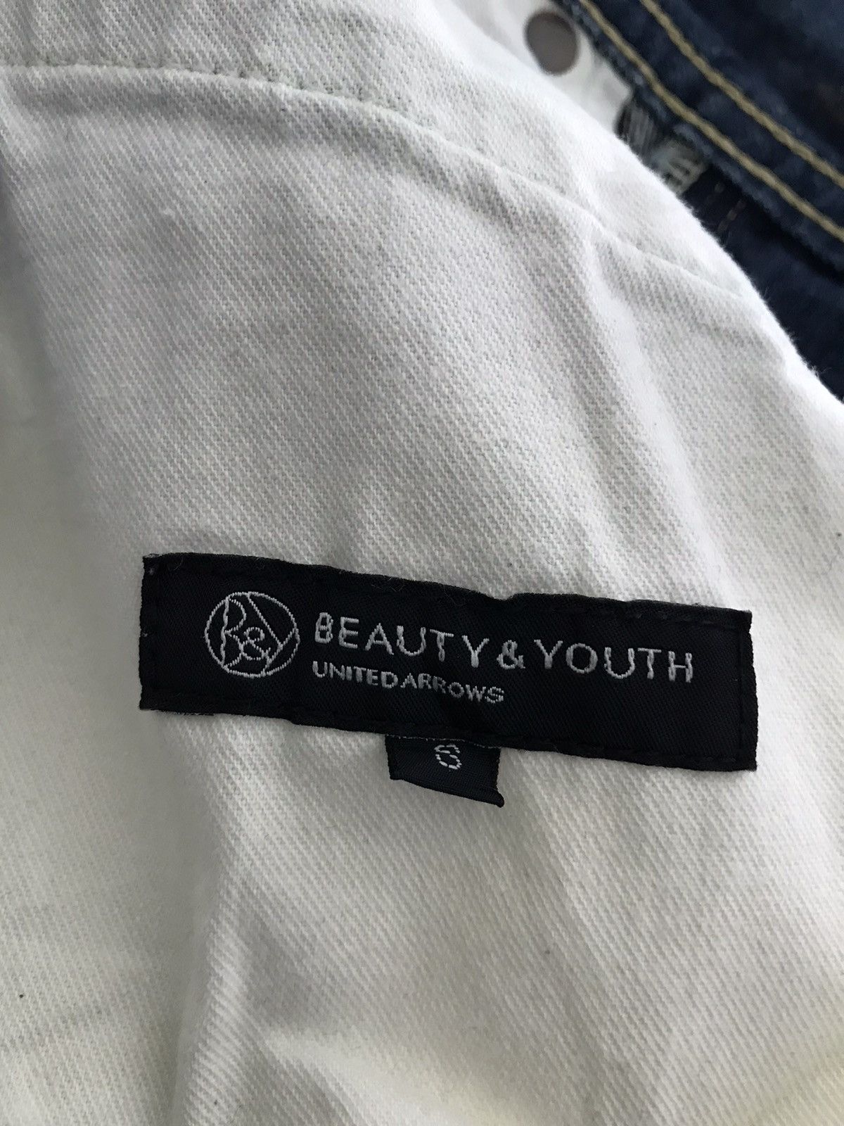 BEAUTY&YOUTH Tabloid News X United Arrows Blue Denim Jeans Made In Japan Size US 30 / EU 46 - 14 Thumbnail