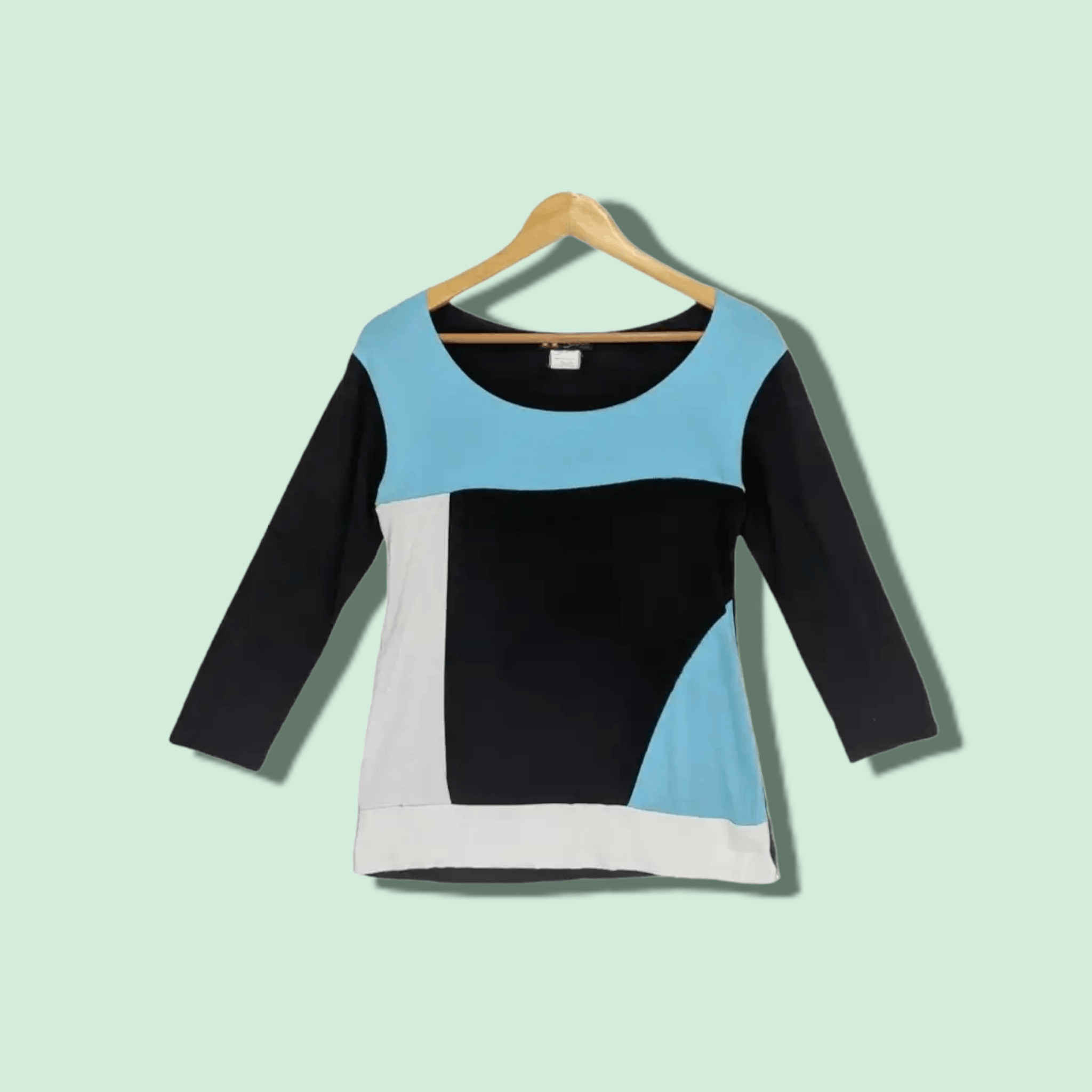 Japanese Brand 3HATH Paris Vintage Long Sleeve Top Dress T-Shirt Size XS / US 0-2 / IT 36-38 - 1 Thumbnail