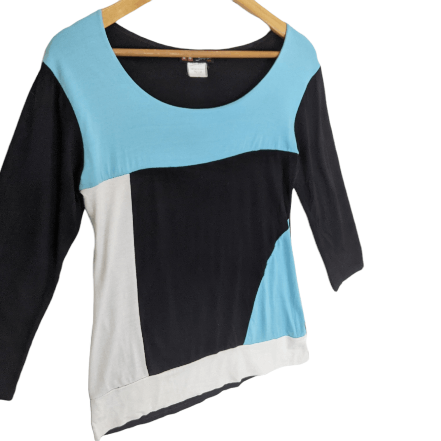 Japanese Brand 3HATH Paris Vintage Long Sleeve Top Dress T-Shirt Size XS / US 0-2 / IT 36-38 - 3 Thumbnail