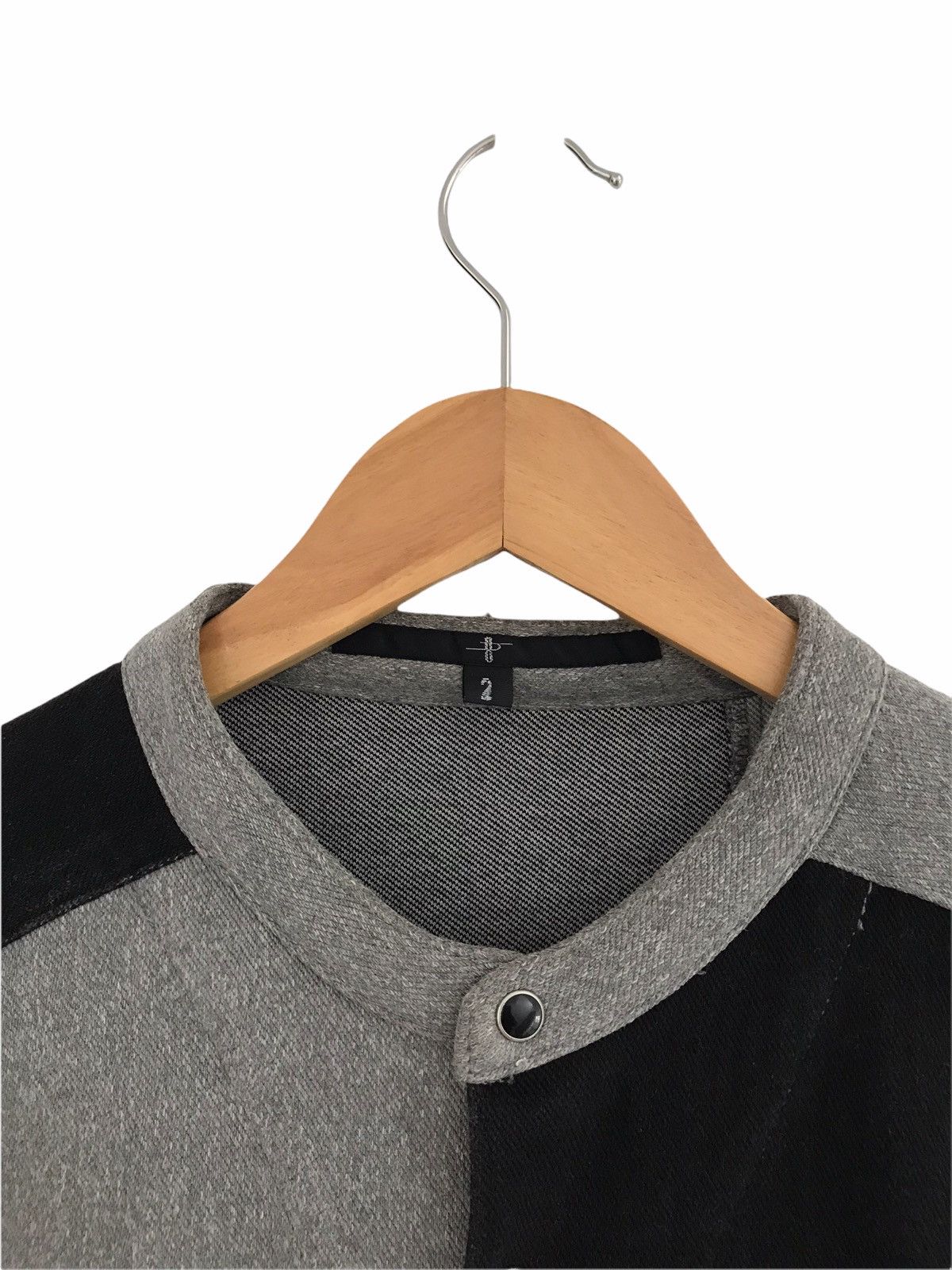 NO ID NO ID Japan Patchwork Stretchable Long Sleeve Shirt Size US S / EU 44-46 / 1 - 5 Thumbnail