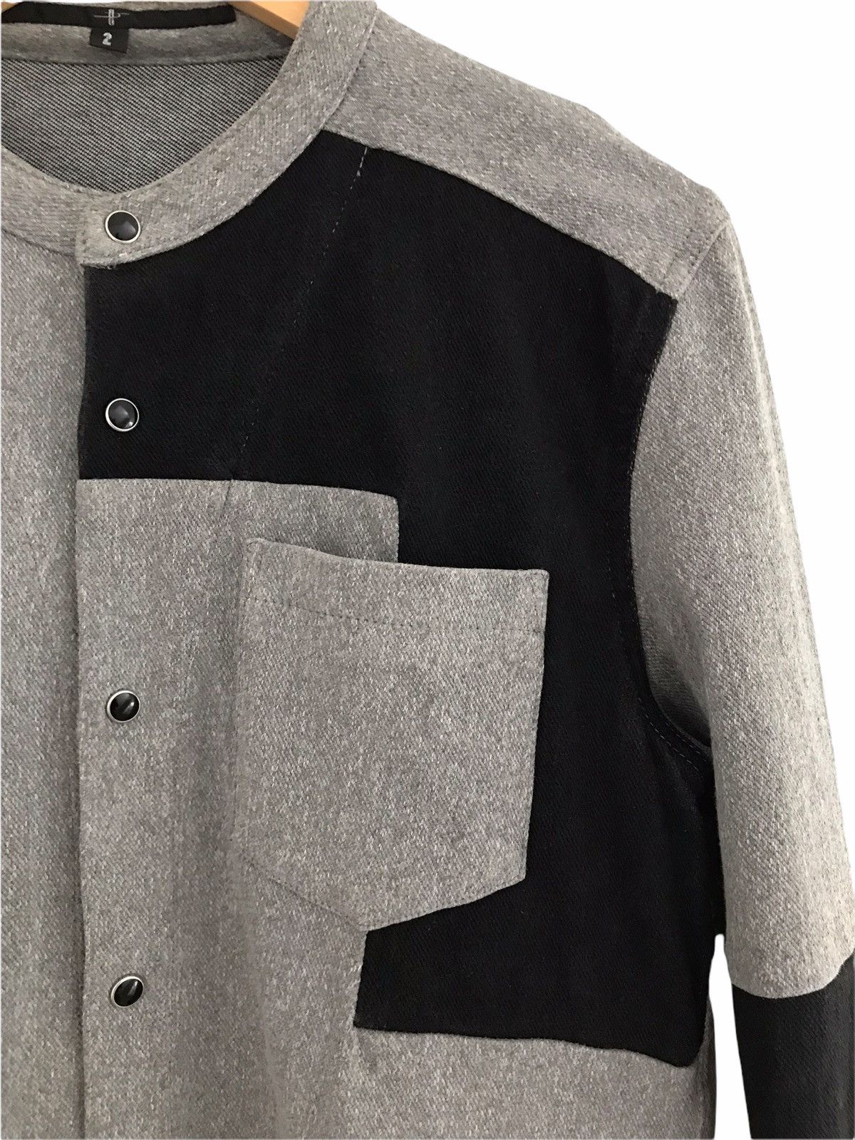 NO ID NO ID Japan Patchwork Stretchable Long Sleeve Shirt Size US S / EU 44-46 / 1 - 4 Thumbnail