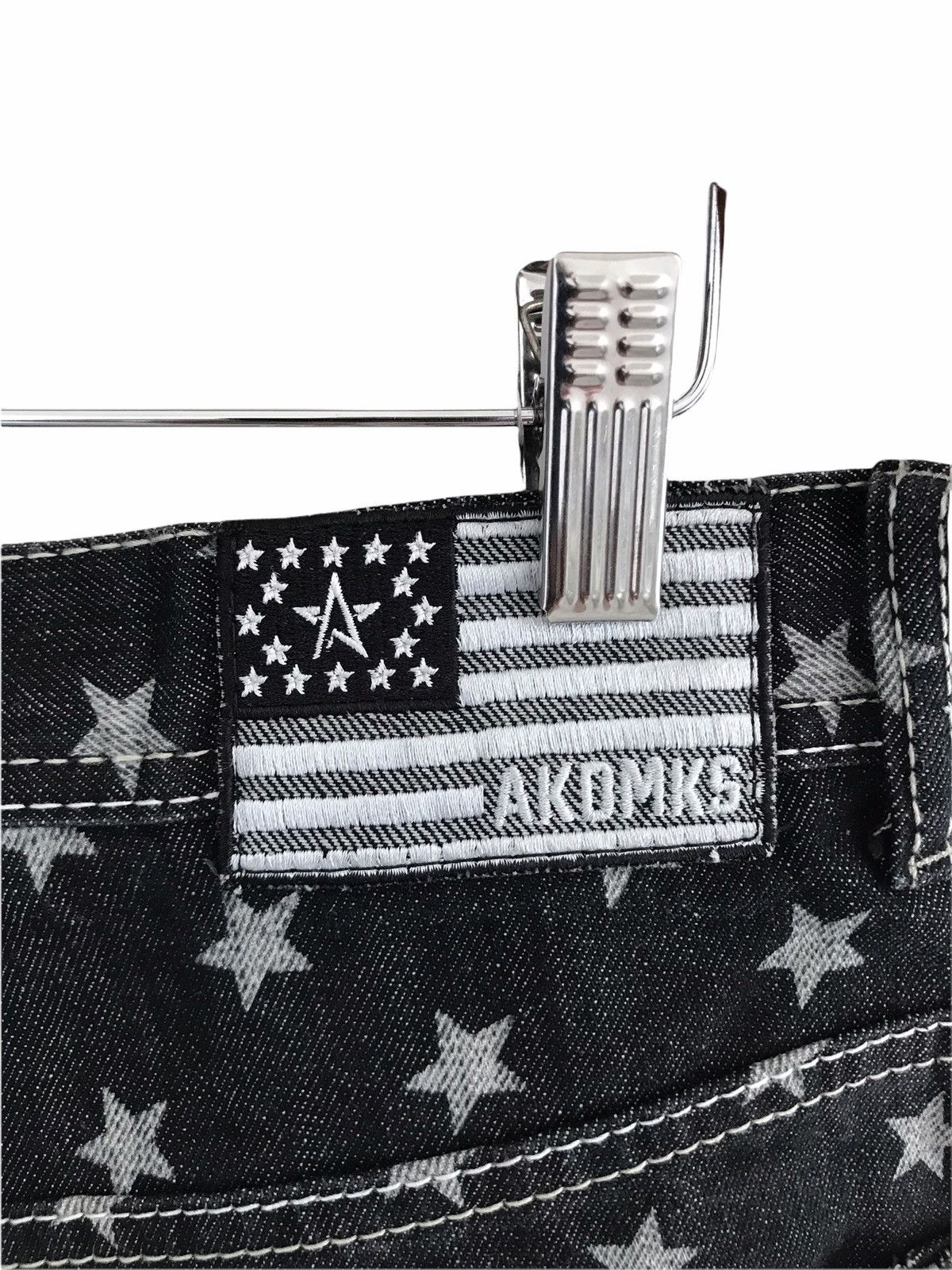 Akademiks AKDMKS Akademiks Flag Stars All Over Print Denim Jeans Size US 40 / EU 56 - 10 Thumbnail