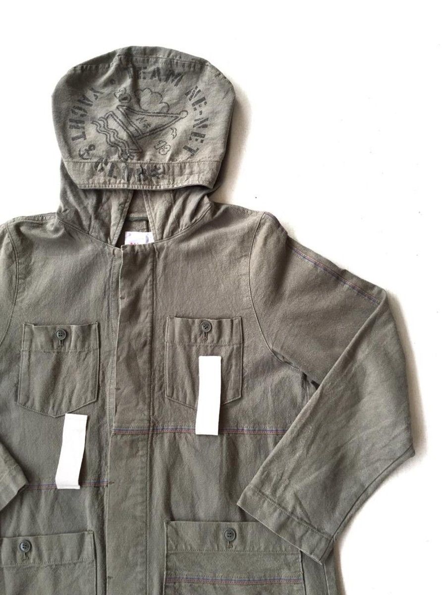 Issey Miyake ❌Need Gone❌Vintage Issey Miyake NeNet Military Jacket Hoodie Size S / US 4 / IT 40 - 3 Thumbnail