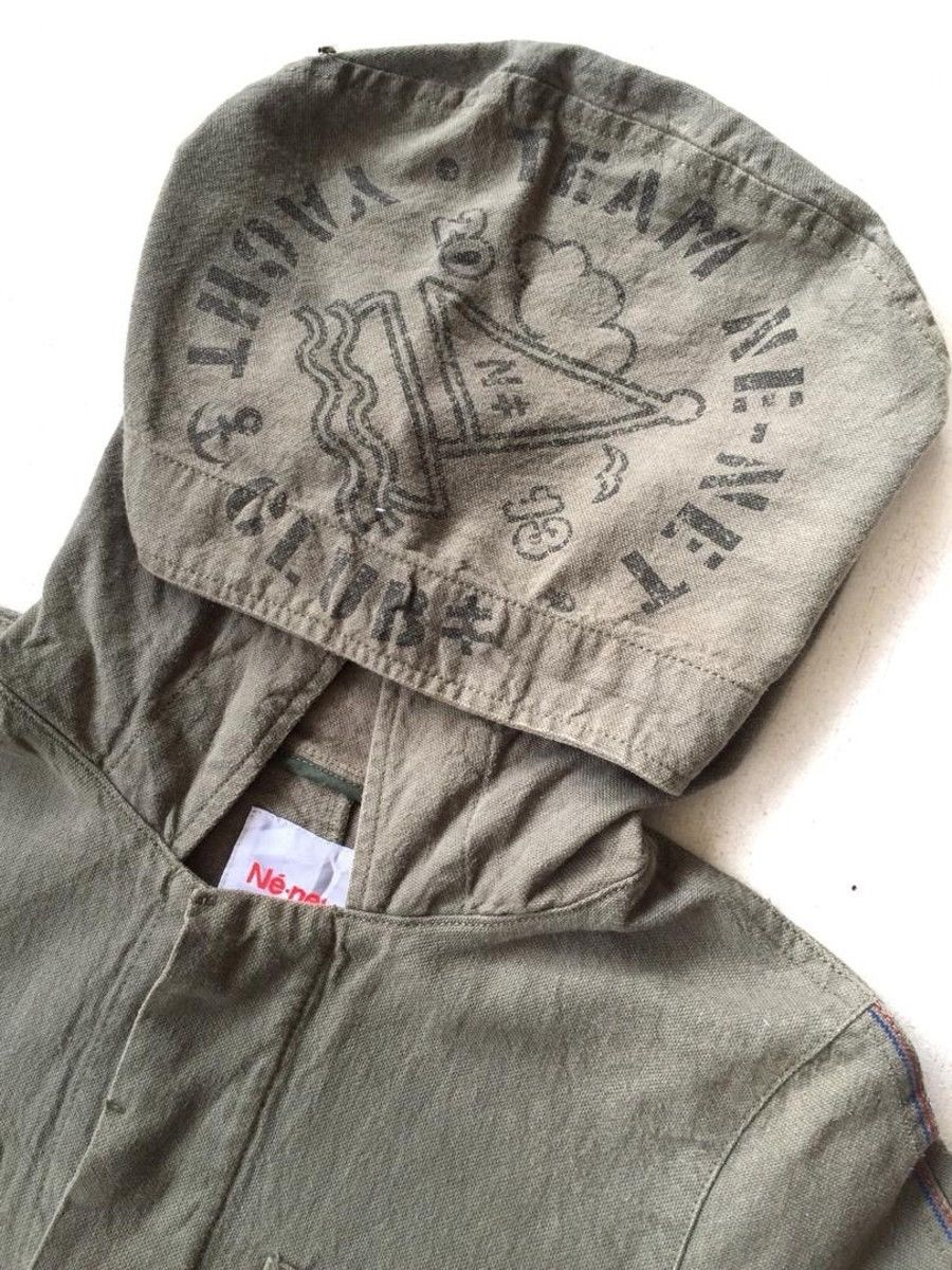 Issey Miyake ❌Need Gone❌Vintage Issey Miyake NeNet Military Jacket Hoodie Size S / US 4 / IT 40 - 1 Thumbnail
