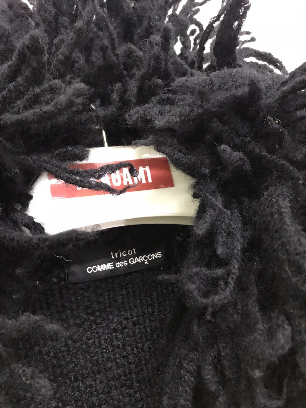 Comme des Garcons CDG Tricot Wool Knitwear Stretch Dread Lock Neck 6🟩4 Size S / US 4 / IT 40 - 5 Thumbnail
