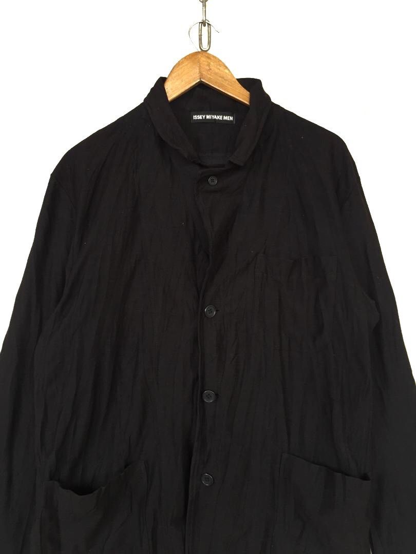 Designer × Issey Miyake 💥VINTAGE ISSEY MIYAKE MAN JACKET BUTTON Size US L / EU 52-54 / 3 - 4 Thumbnail