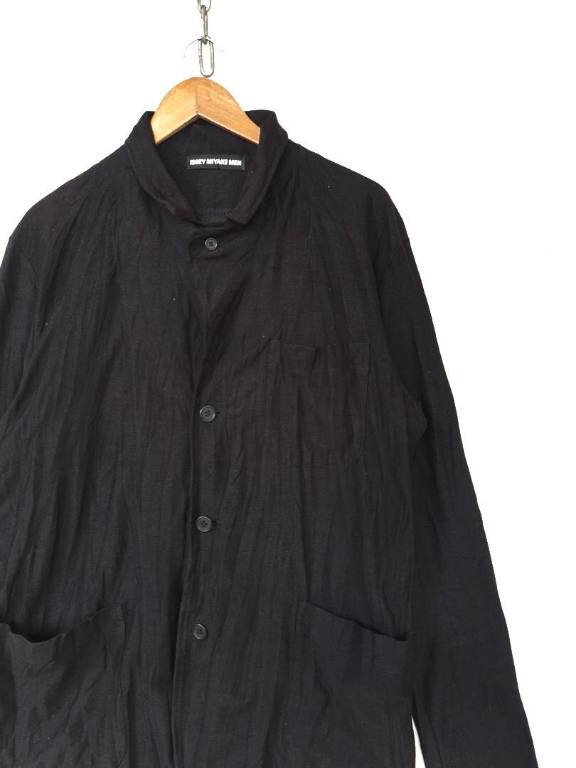 Designer × Issey Miyake 💥VINTAGE ISSEY MIYAKE MAN JACKET BUTTON Size US L / EU 52-54 / 3 - 3 Thumbnail