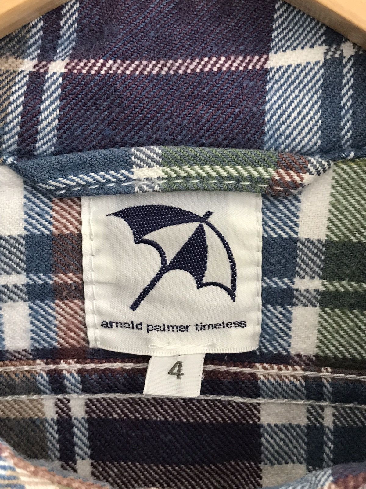 Flannel Arnold Palmer Checkered Flannel Shirt Size US M / EU 48-50 / 2 - 6 Thumbnail