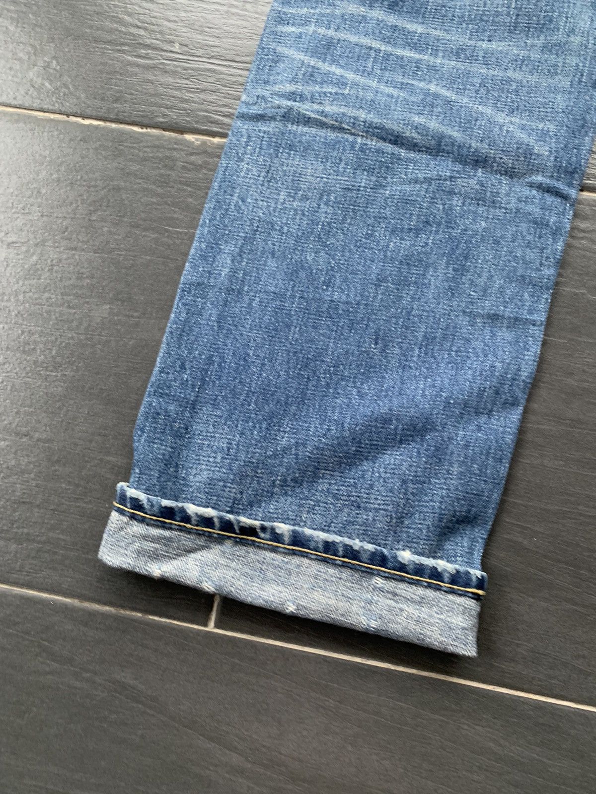Journal Standard Journal Standard Suspender Selvedge Distressed Denim Size US 33 - 11 Thumbnail