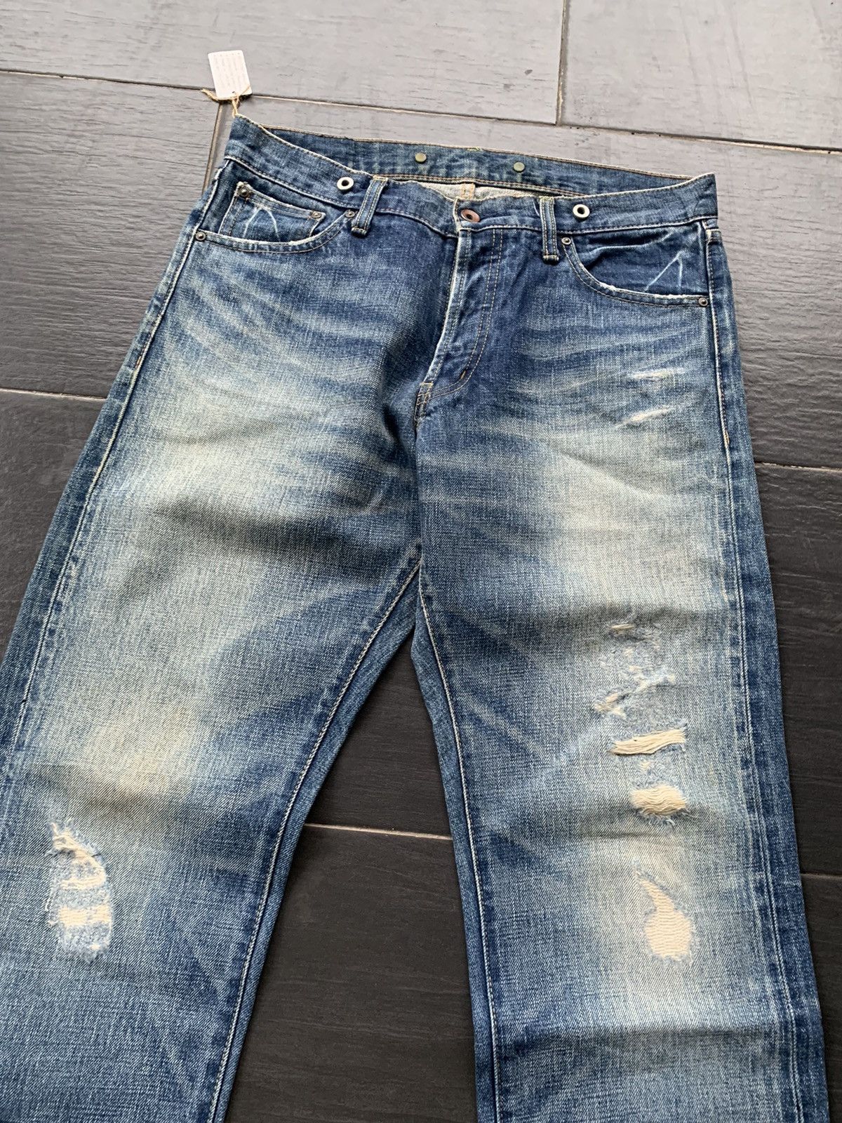 Journal Standard Journal Standard Suspender Selvedge Distressed Denim Size US 33 - 5 Thumbnail