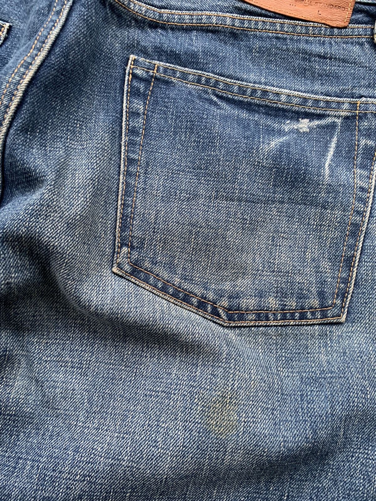 Journal Standard Journal Standard Suspender Selvedge Distressed Denim Size US 33 - 13 Thumbnail