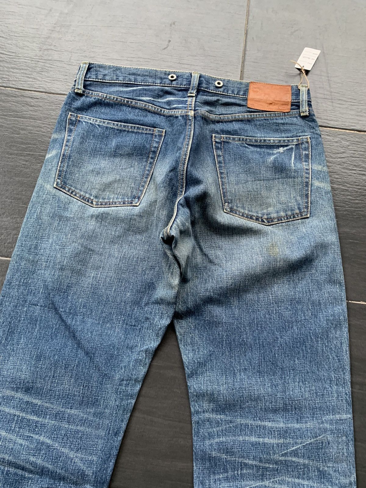 Journal Standard Journal Standard Suspender Selvedge Distressed Denim Size US 33 - 12 Thumbnail