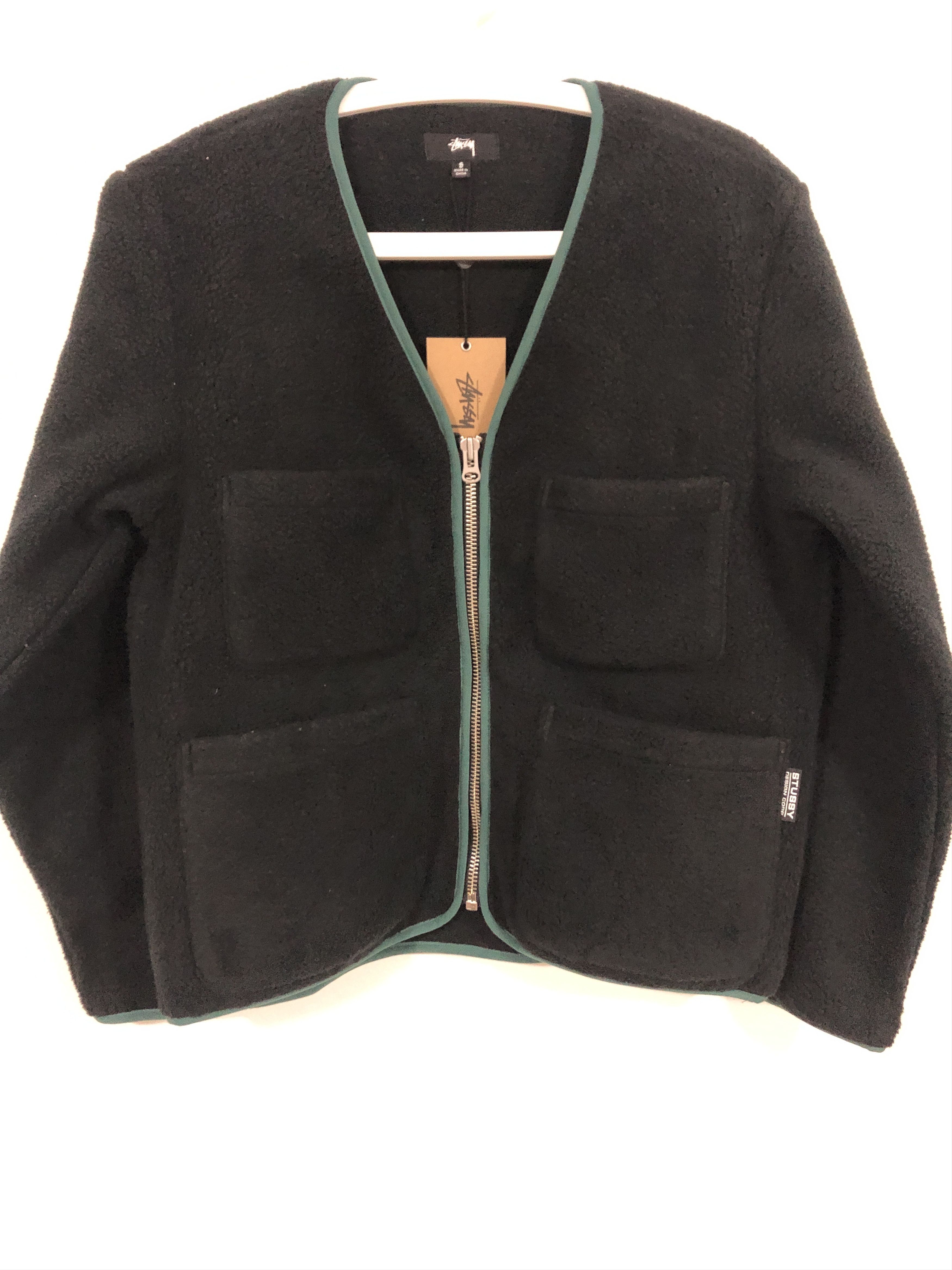 Stussy Stussy Australia Polar Fleece Zipped Cardigan Size S / US 4 / IT 40 - 1 Thumbnail