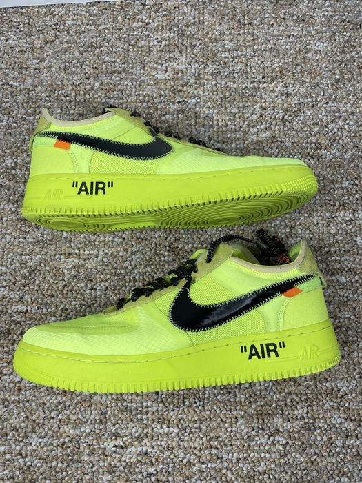 nike air force 1 x off white volt