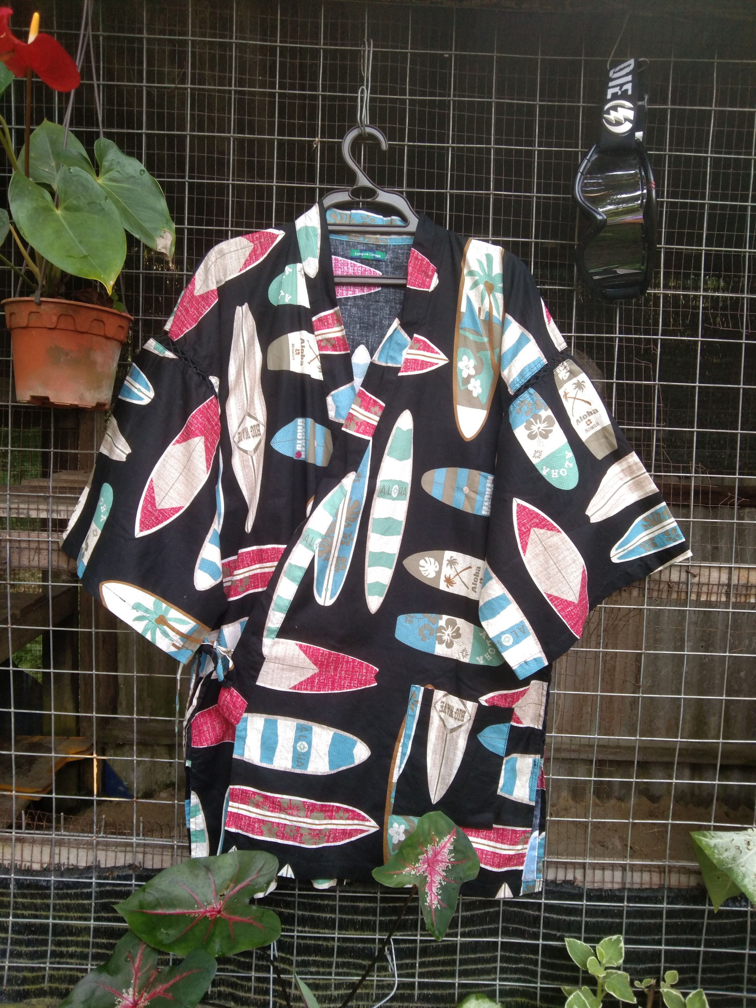 Designer × Japanese Brand FULLPRINT MEN KIMONO SHIRT Size US M / EU 48-50 / 2 - 5 Thumbnail