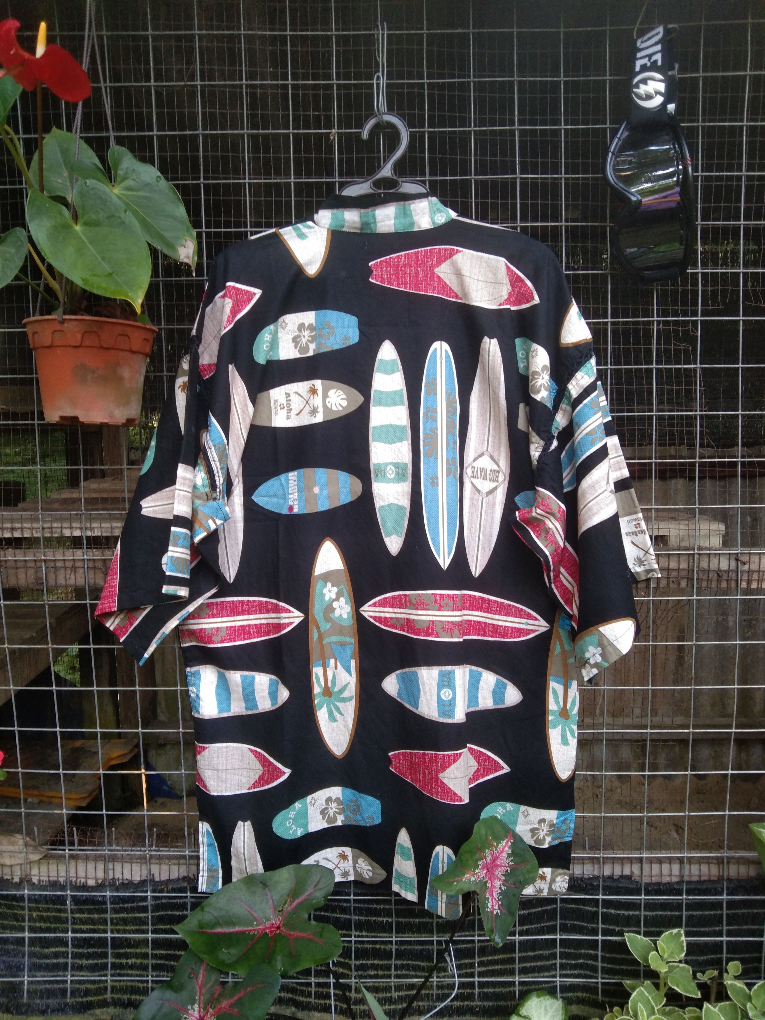 Designer × Japanese Brand FULLPRINT MEN KIMONO SHIRT Size US M / EU 48-50 / 2 - 8 Thumbnail