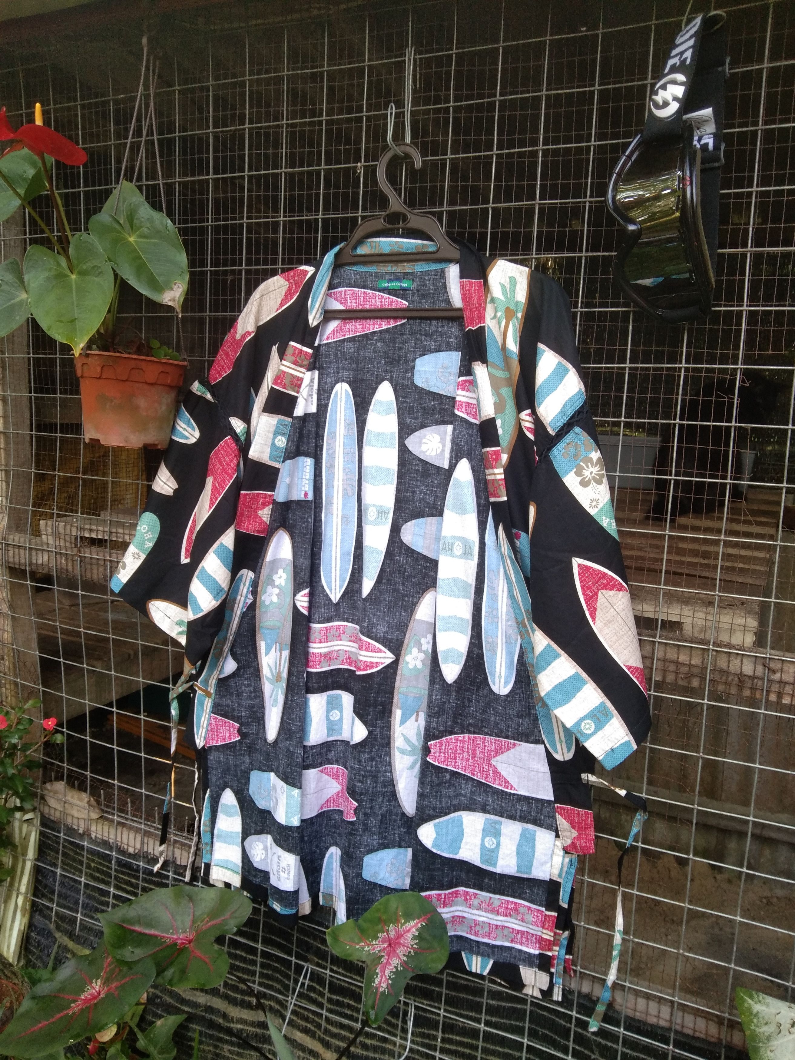 Designer × Japanese Brand FULLPRINT MEN KIMONO SHIRT Size US M / EU 48-50 / 2 - 2 Thumbnail
