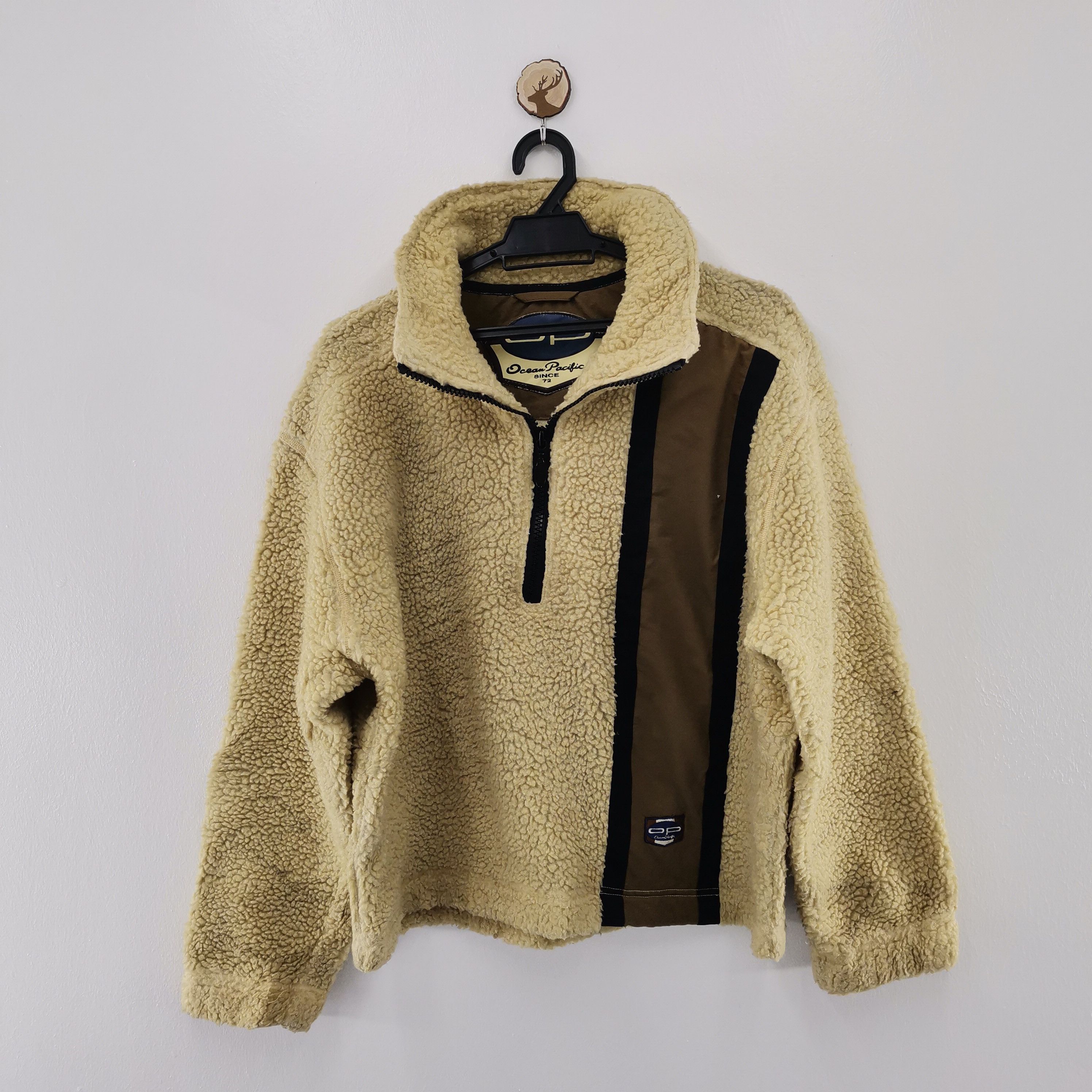 Ocean Pacific × Vintage Christmas Sale! Ocean Pacific Sheep Sherpa Jacket Size US L / EU 52-54 / 3 - 3 Thumbnail