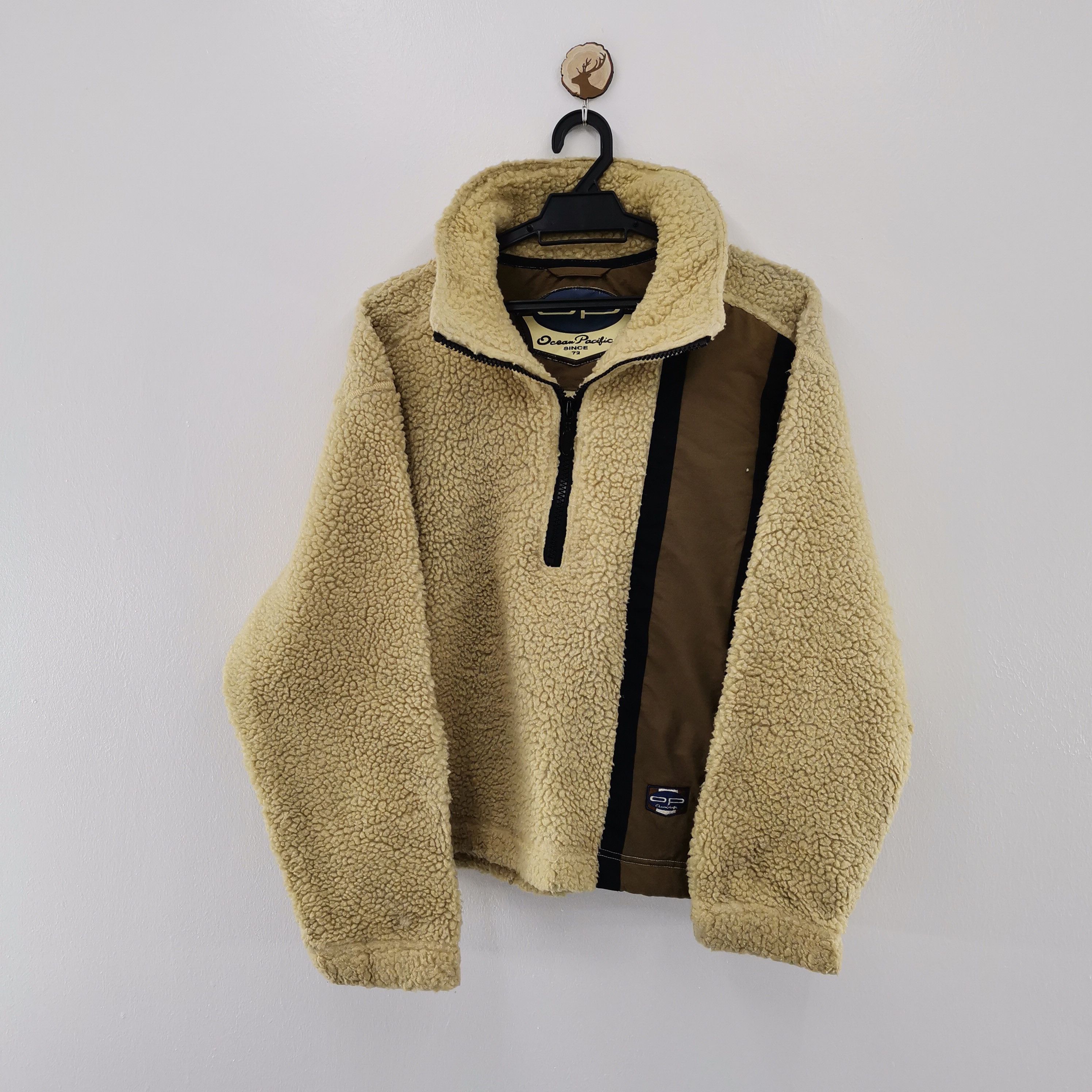 Ocean Pacific × Vintage Christmas Sale! Ocean Pacific Sheep Sherpa Jacket Size US L / EU 52-54 / 3 - 1 Thumbnail