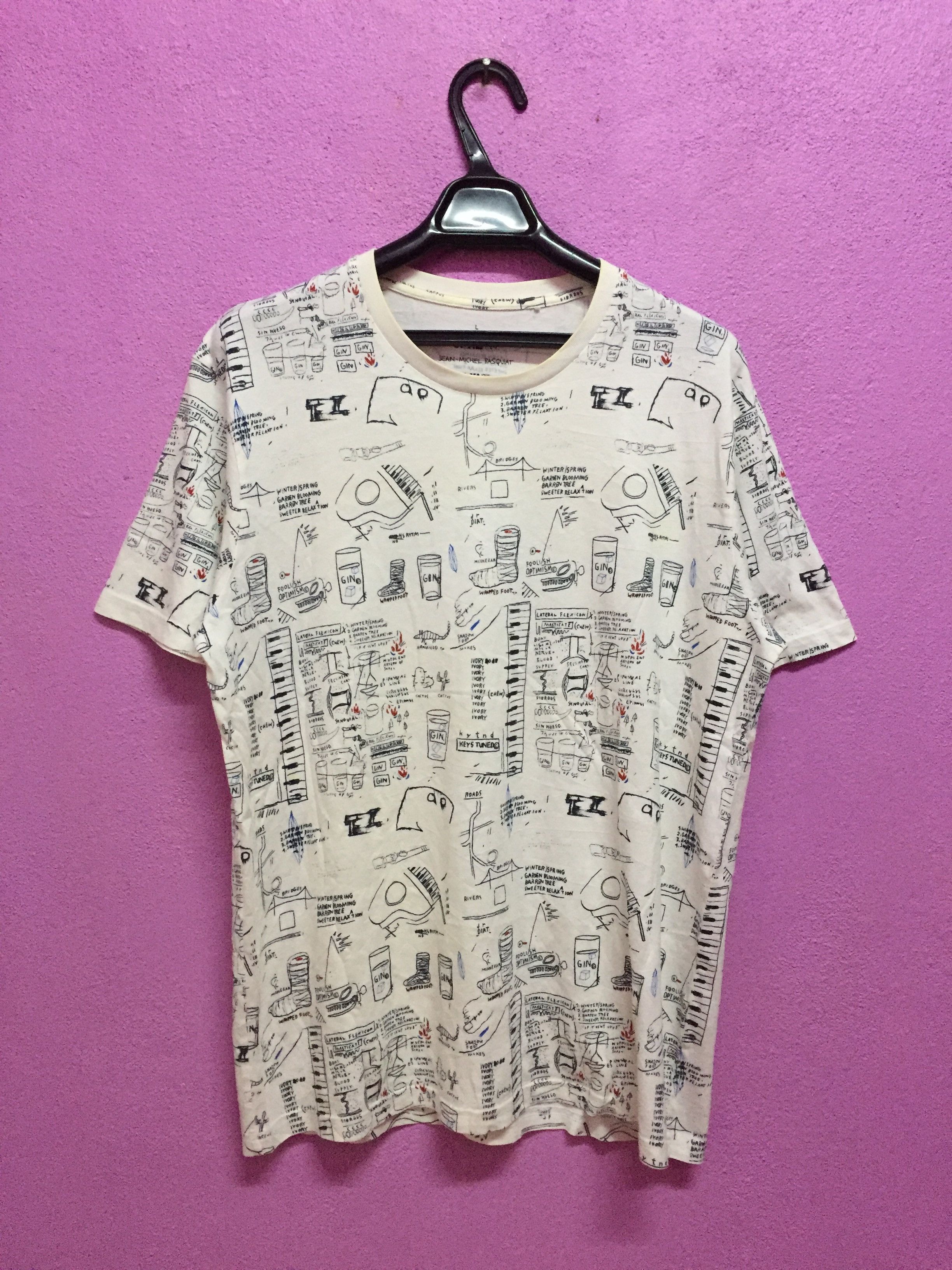 Jean-Michel Basquiat Jean Michel Basquiat Tee Size L Size US L / EU 52-54 / 3 - 1 Thumbnail