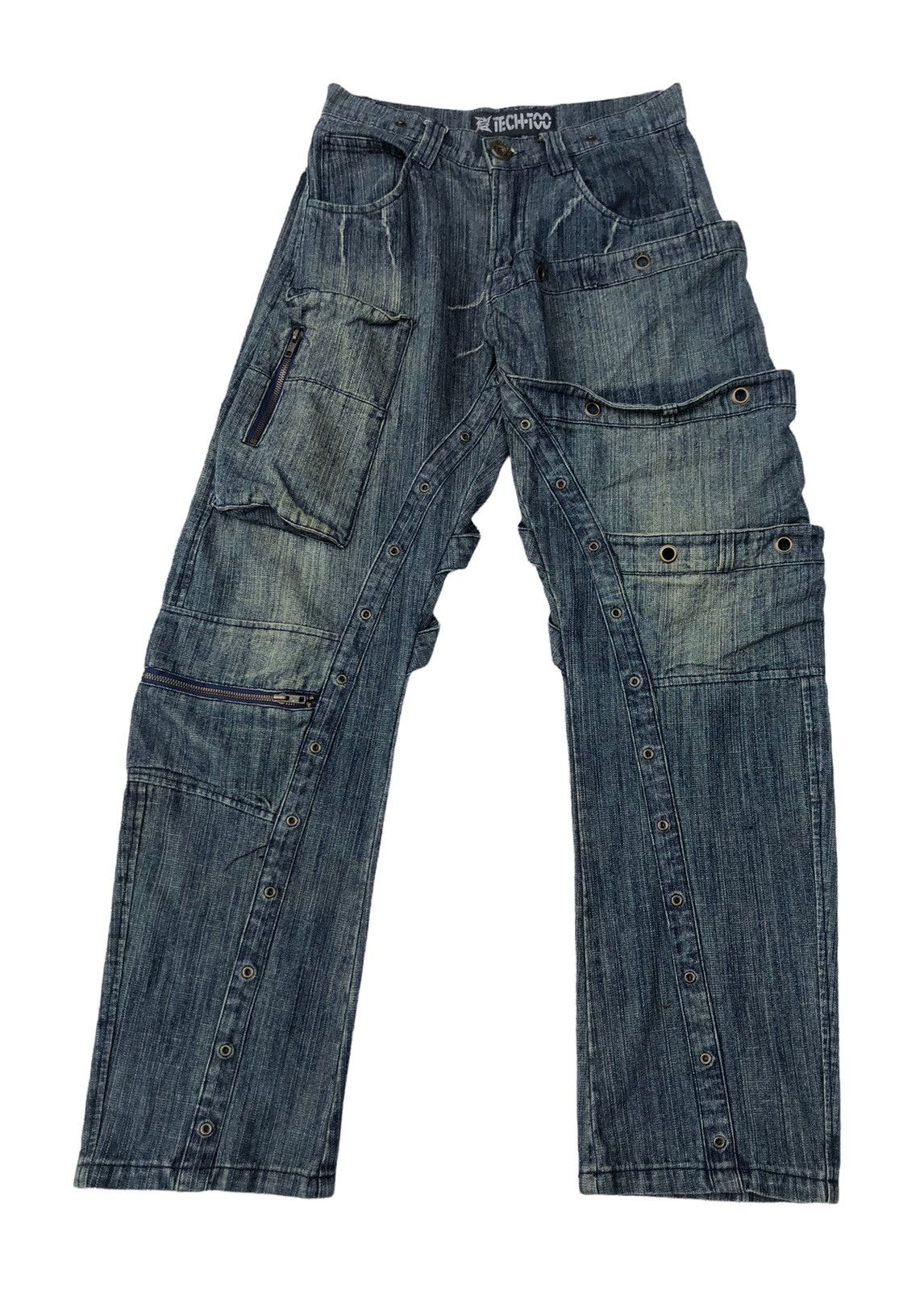 Beauty Beast 🔥Japanese Tech-Too Bondages Tactical Jeans 🔥 Size US 29 - 1 Thumbnail