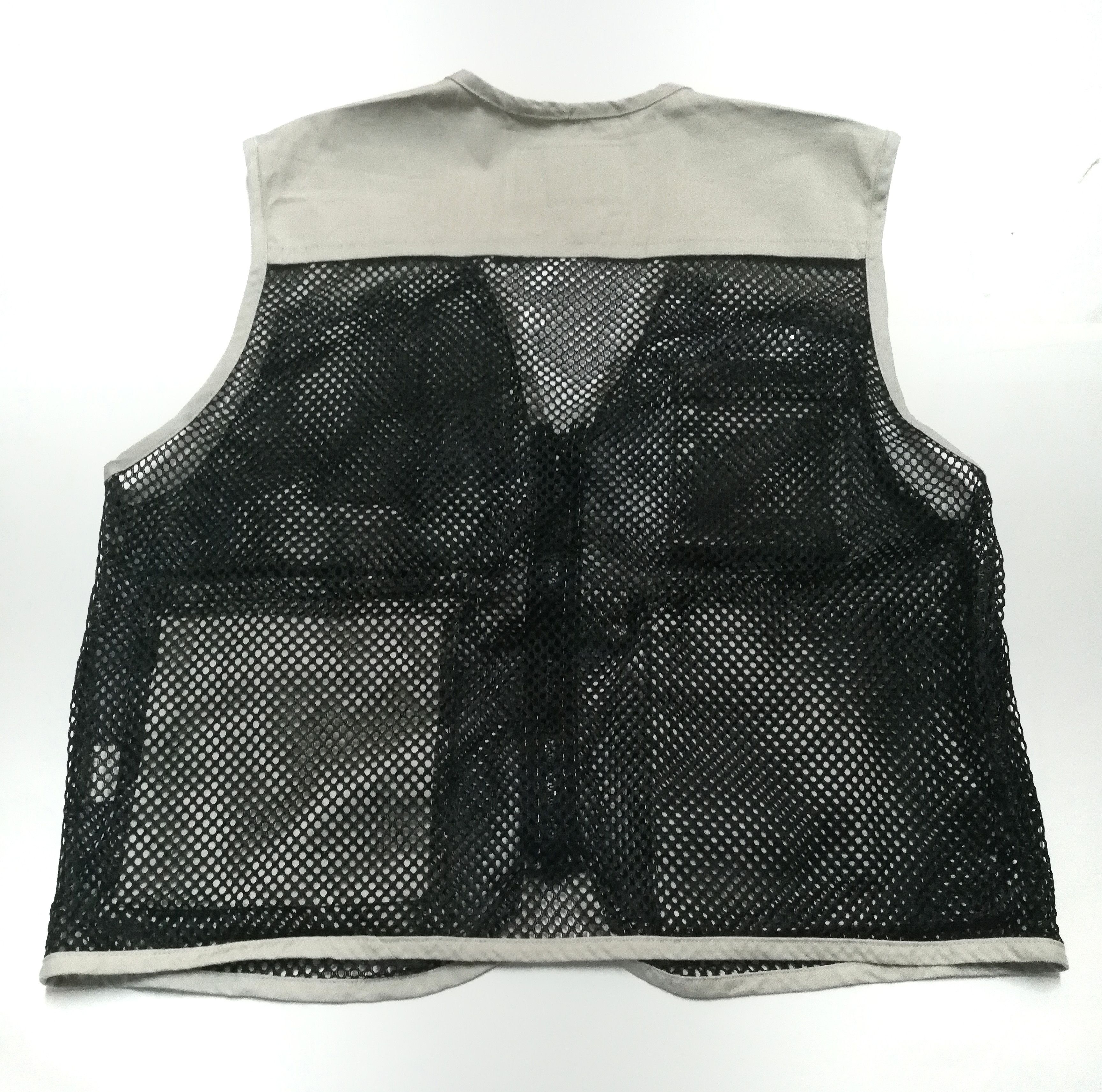 Designer × Japanese Brand 🔥FAST OFFER GET THIS 🔥Lonely Wolf Vest Jacket Net Black & Cream Colour Size US L / EU 52-54 / 3 - 4 Thumbnail