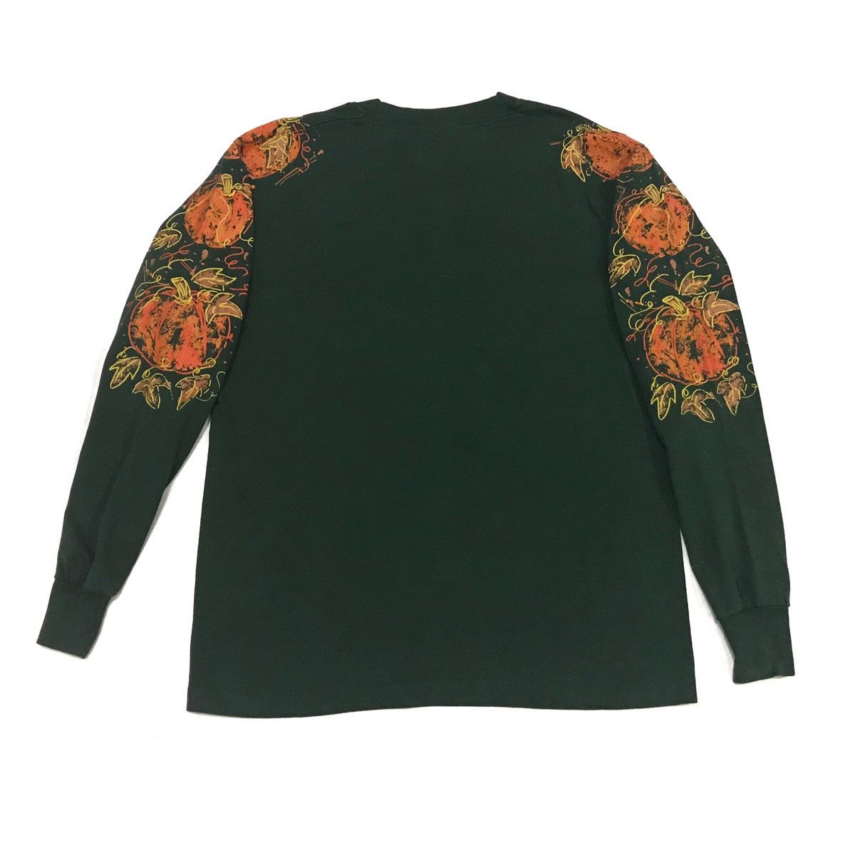 Vintage 90s Walco Designs Halloween Art Long Sleeve Shirt Size US L / EU 52-54 / 3 - 3 Thumbnail