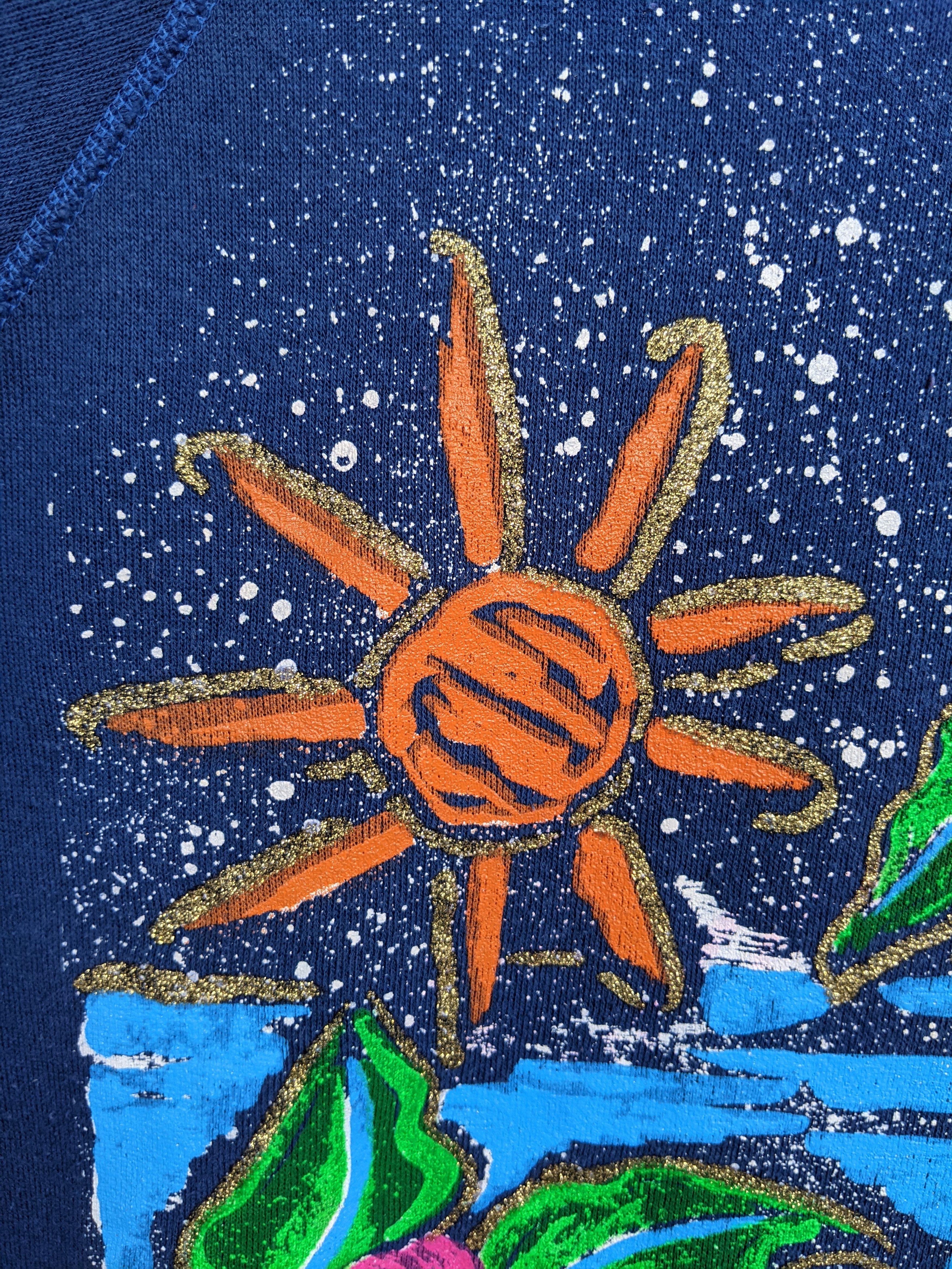 Other Vintage Full Print Beach Sweatshirt Size US L / EU 52-54 / 3 - 5 Thumbnail