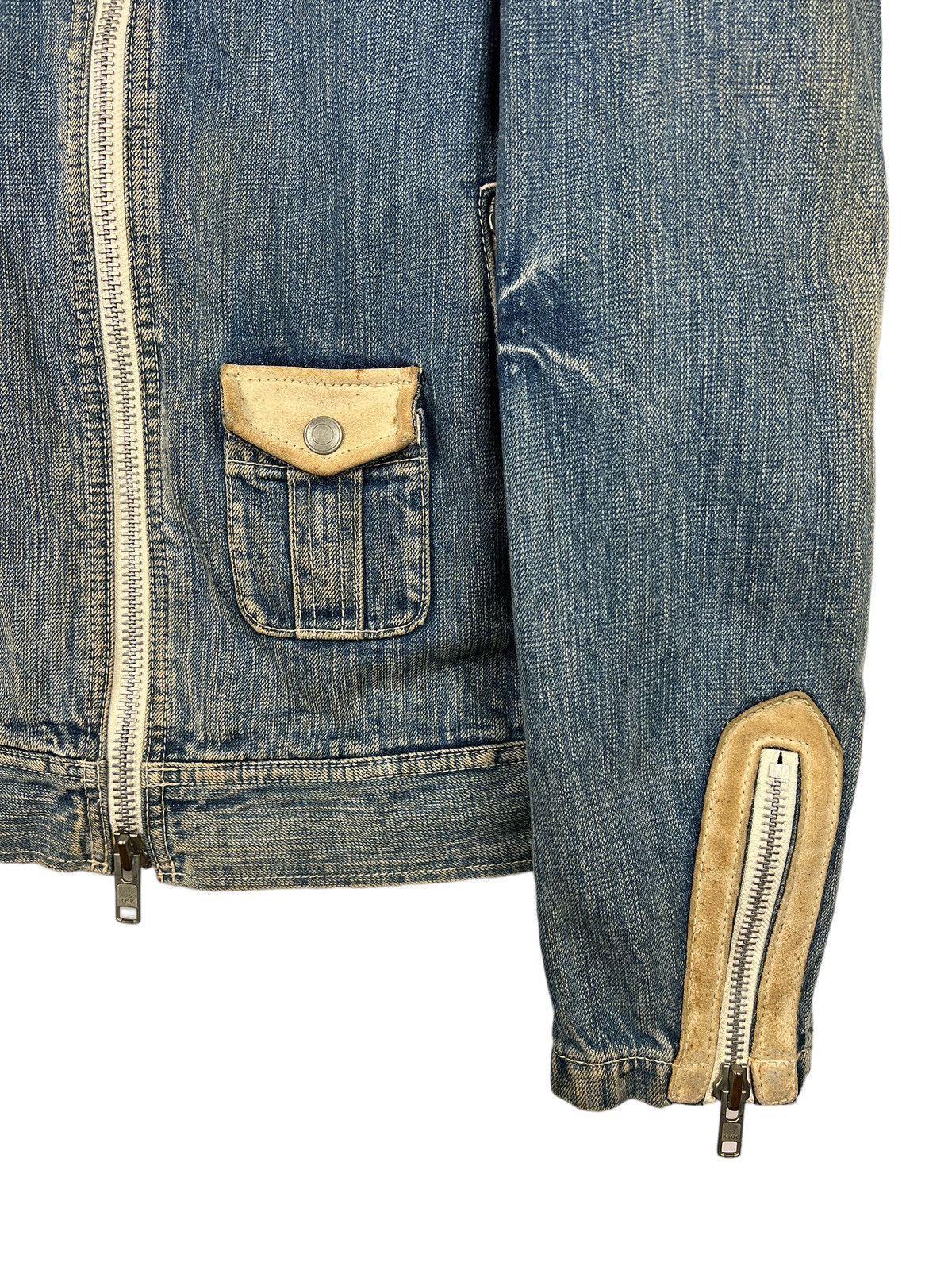 Avirex Vintage Avirex Denim Rider Jacket Size US L / EU 52-54 / 3 - 3 Thumbnail