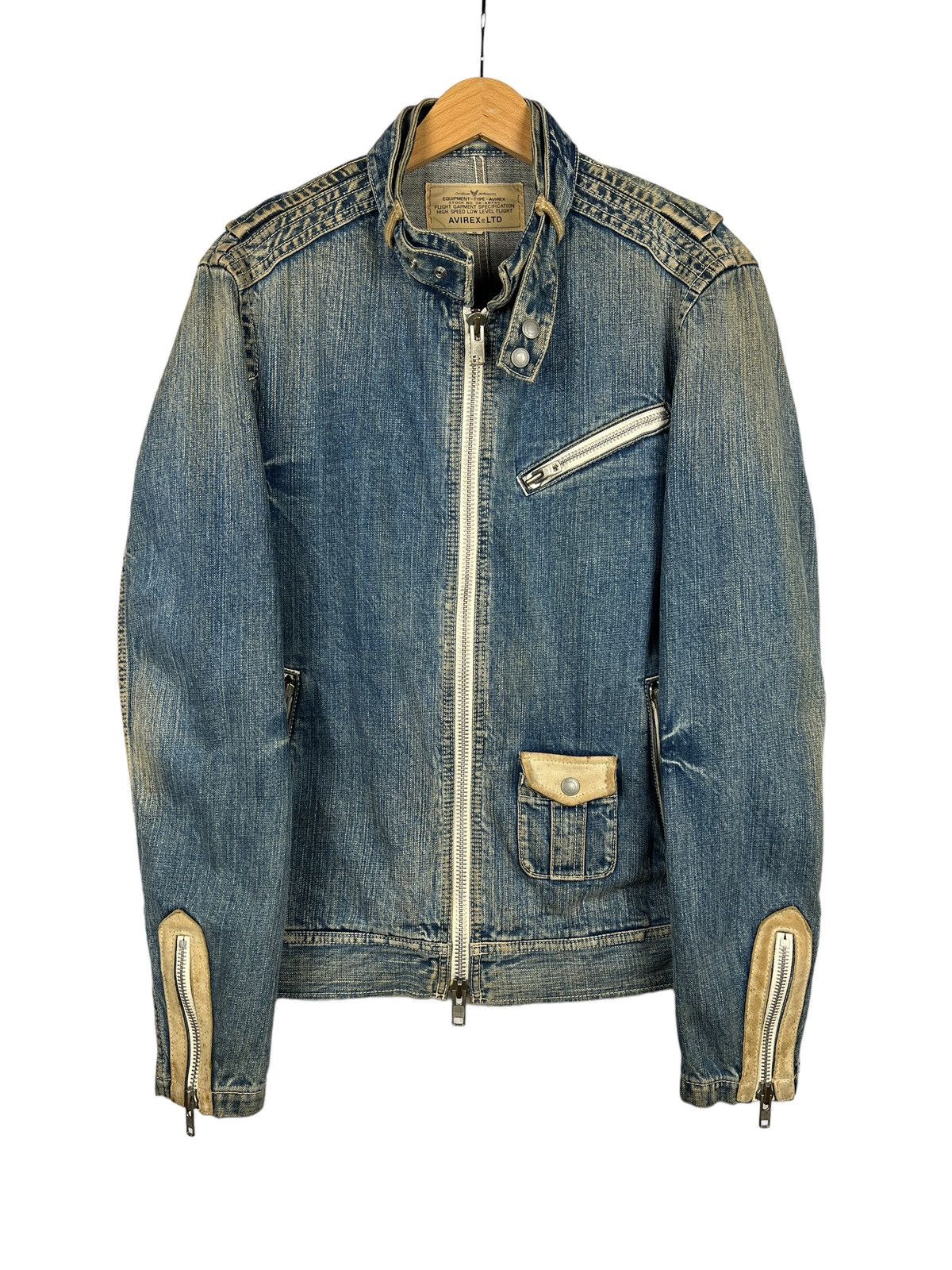 Avirex Vintage Avirex Denim Rider Jacket Size US L / EU 52-54 / 3 - 6 Thumbnail