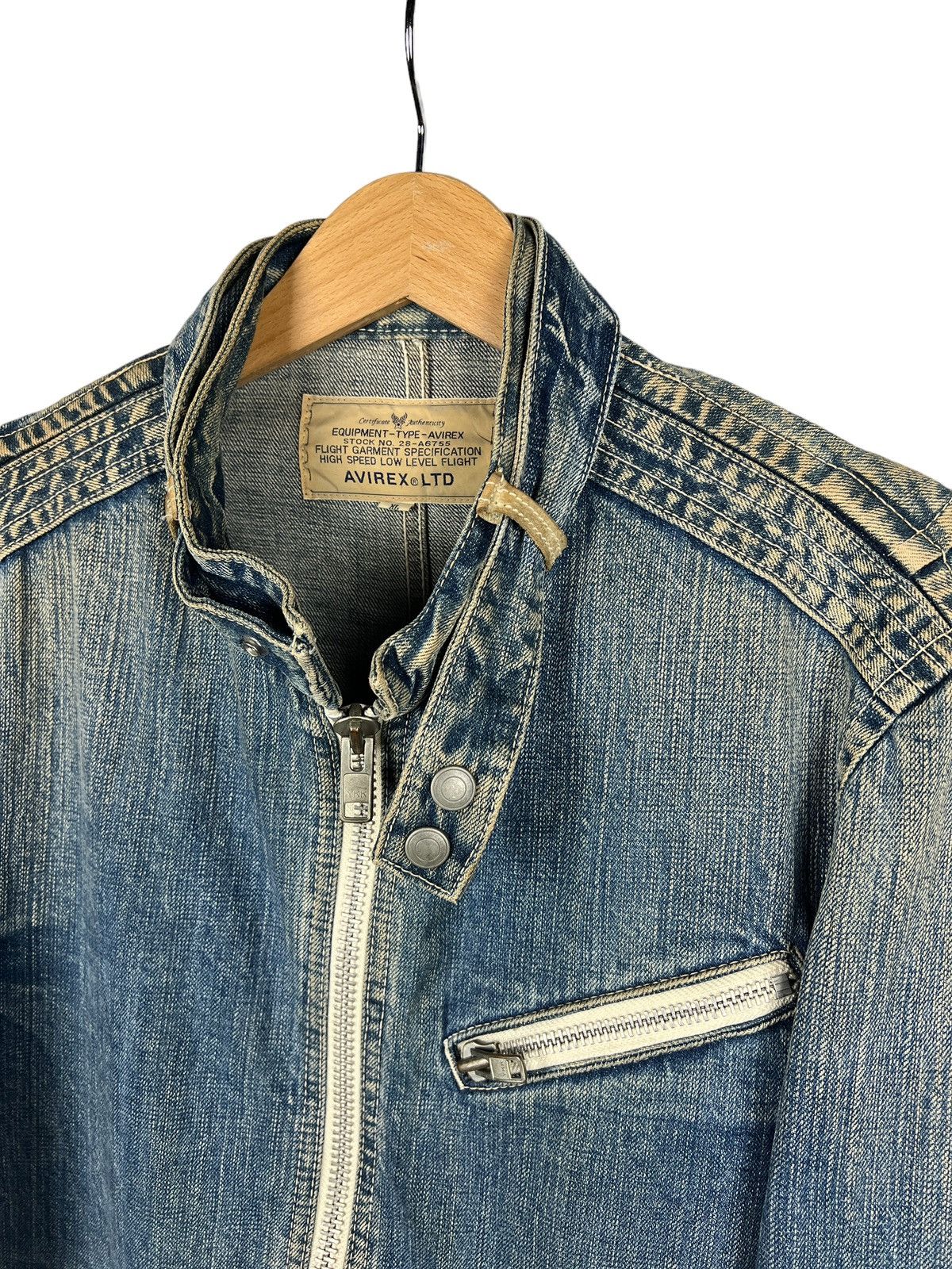 Avirex Vintage Avirex Denim Rider Jacket Size US L / EU 52-54 / 3 - 4 Thumbnail