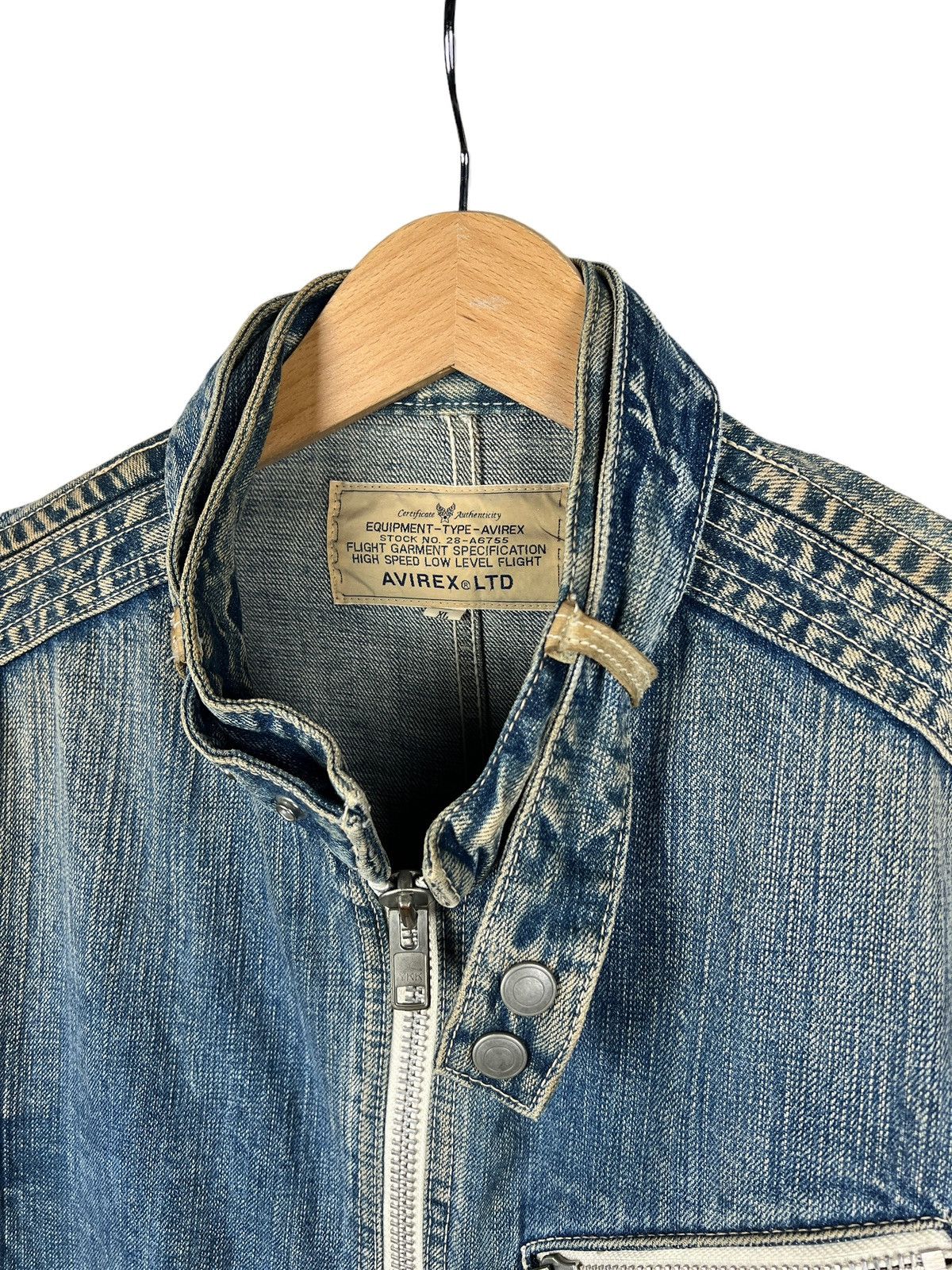 Avirex Vintage Avirex Denim Rider Jacket Size US L / EU 52-54 / 3 - 7 Thumbnail
