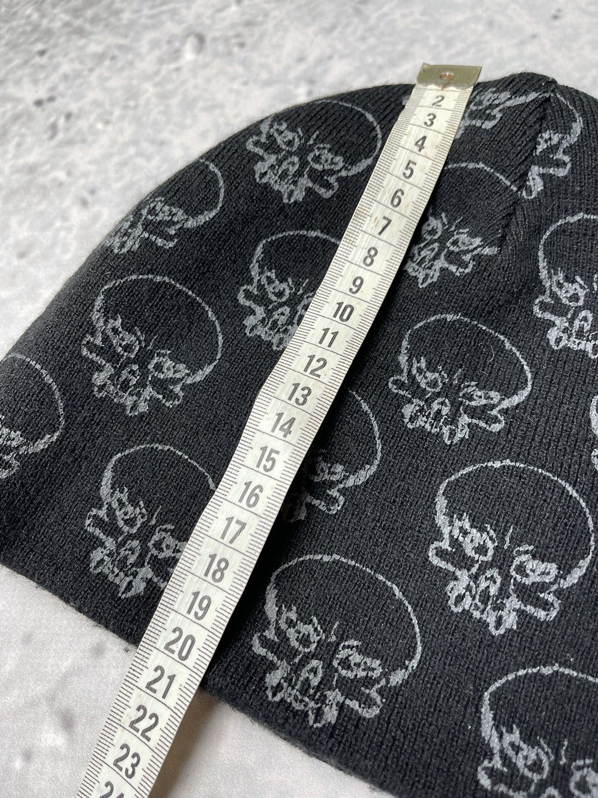 No Fear × Vintage ☠️Hat Vintage NO FEAR two sided monogram skulls SK8 Size ONE SIZE - 9 Thumbnail