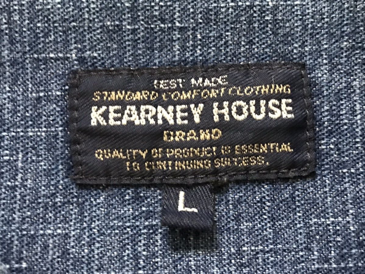 Japanese Brand KEARNEY HOUSE Japan Multi-Pocket Union Made Denim Shirt Size US L / EU 52-54 / 3 - 10 Thumbnail
