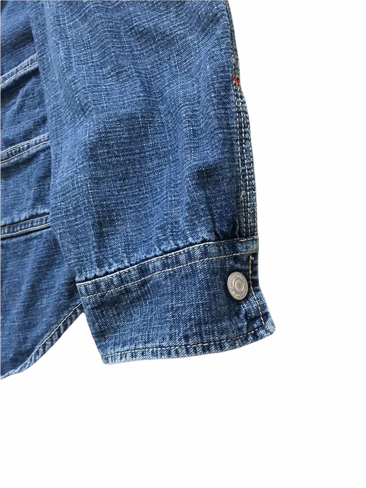 Japanese Brand KEARNEY HOUSE Japan Multi-Pocket Union Made Denim Shirt Size US L / EU 52-54 / 3 - 6 Thumbnail