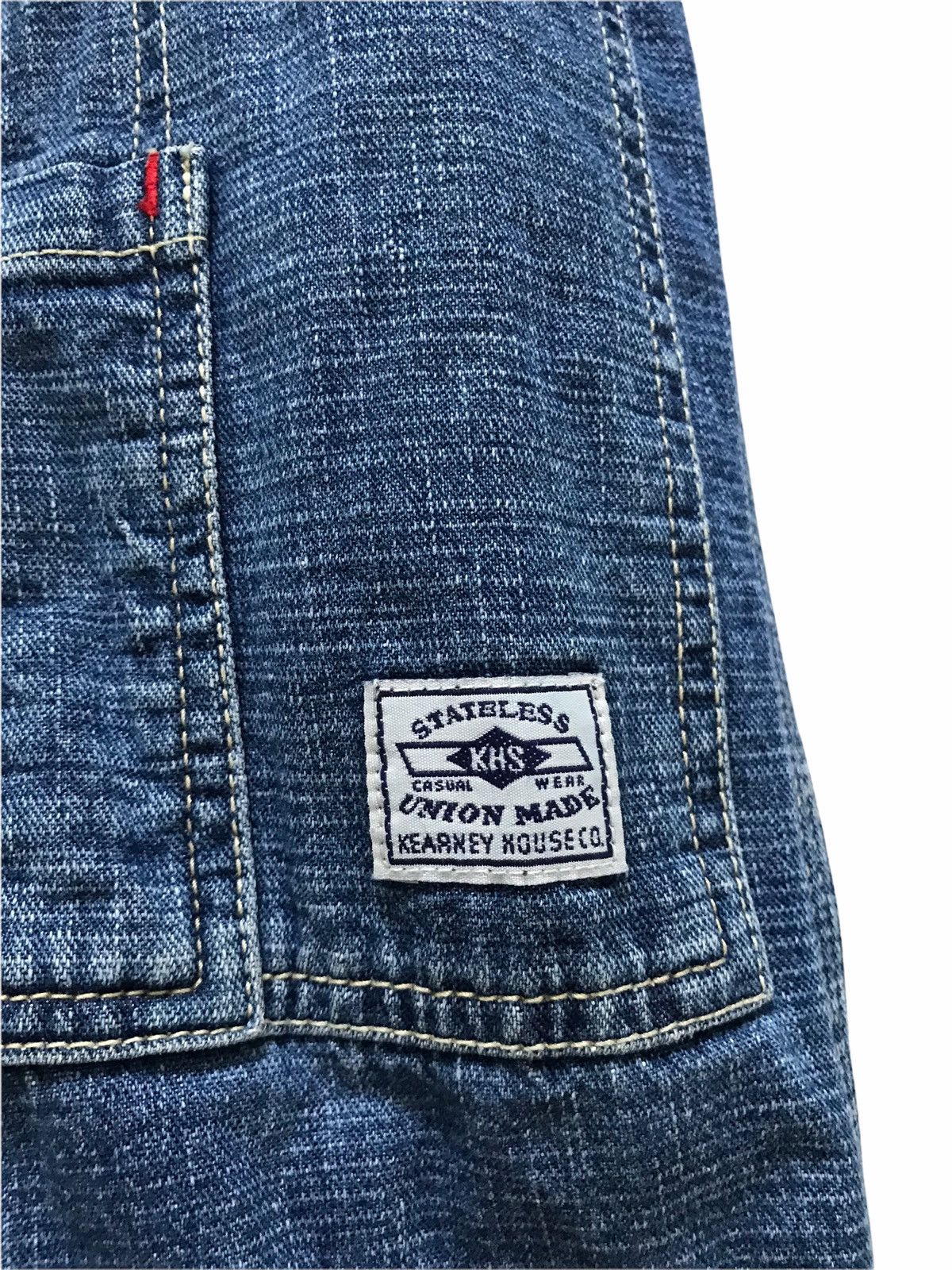 Japanese Brand KEARNEY HOUSE Japan Multi-Pocket Union Made Denim Shirt Size US L / EU 52-54 / 3 - 7 Thumbnail