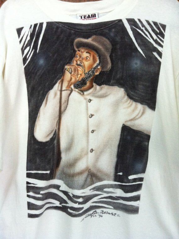 Vintage Vintage Art Portrait Photo Over Print T-shirt Size US L / EU 52-54 / 3 - 2 Thumbnail